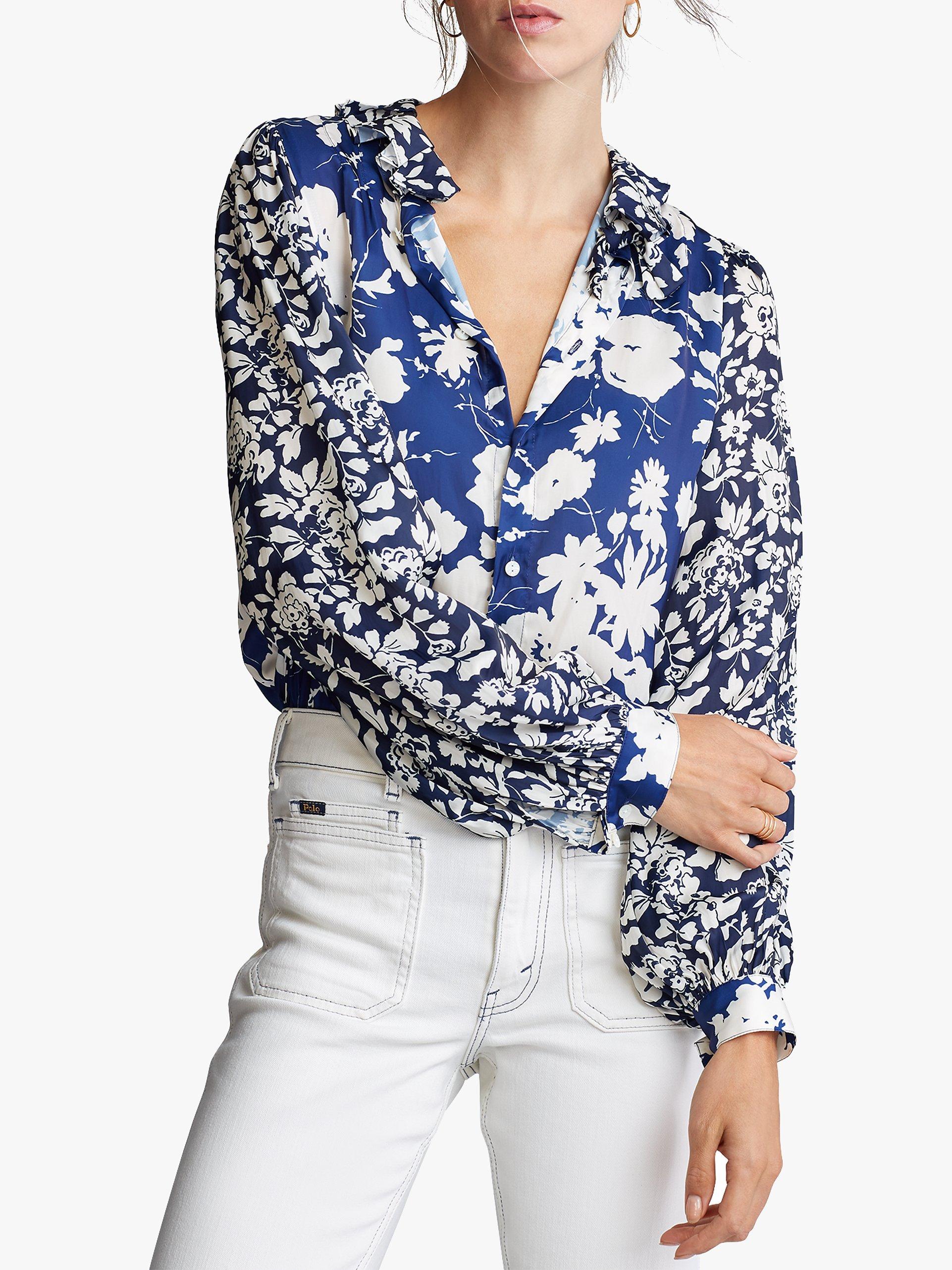 Ralph lauren floral blouse hot sale