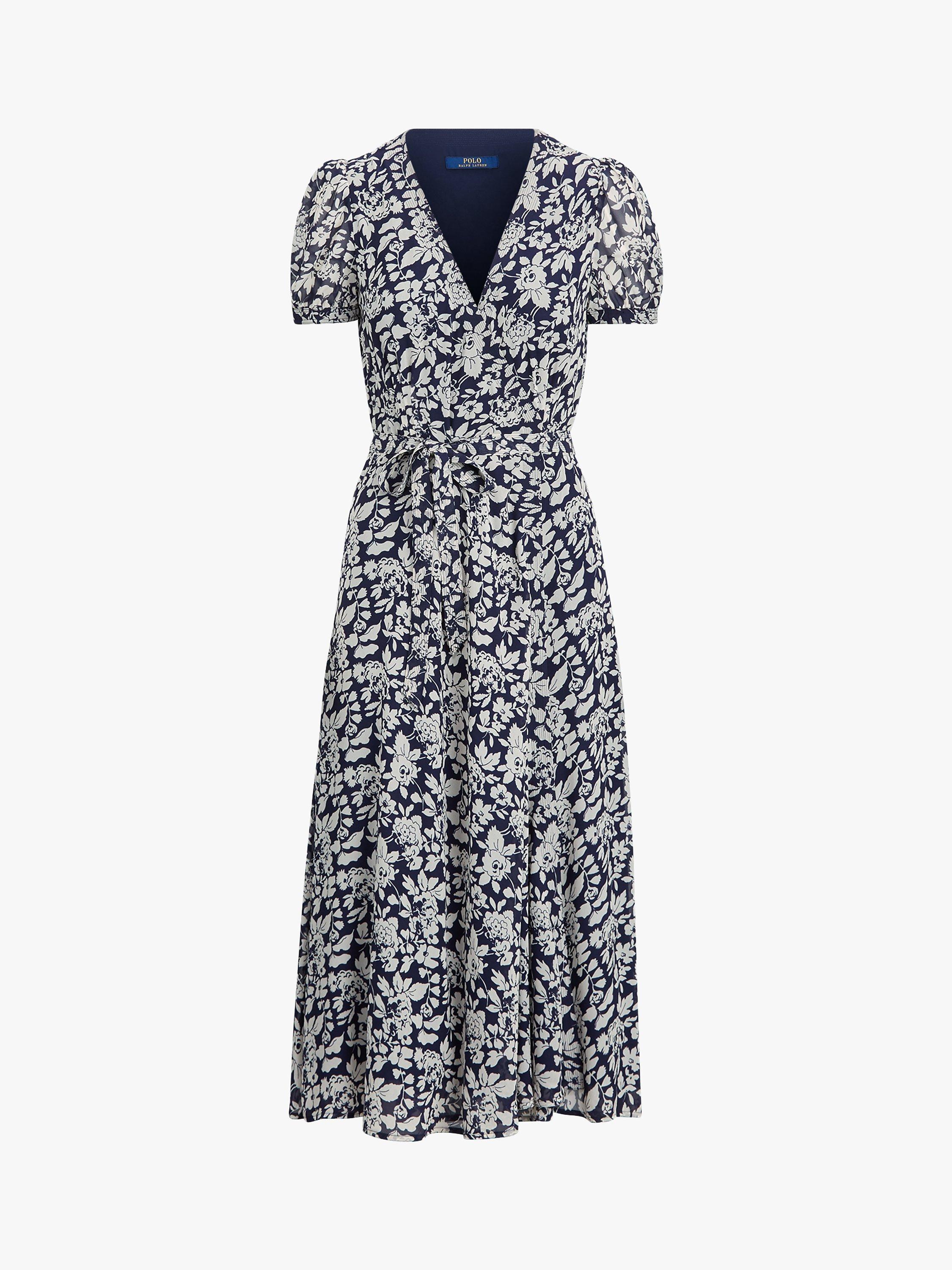 【POLO RALPH LAUREN】FLORAL CRINKLE ETTE WRAP ドレス POLO RALPH LAUREN FLORAL CRINKLE GEORGETTE WRAP DRESS