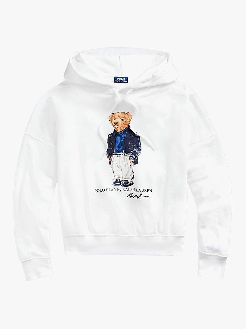 Polo Ralph Lauren Bear Hoodie White