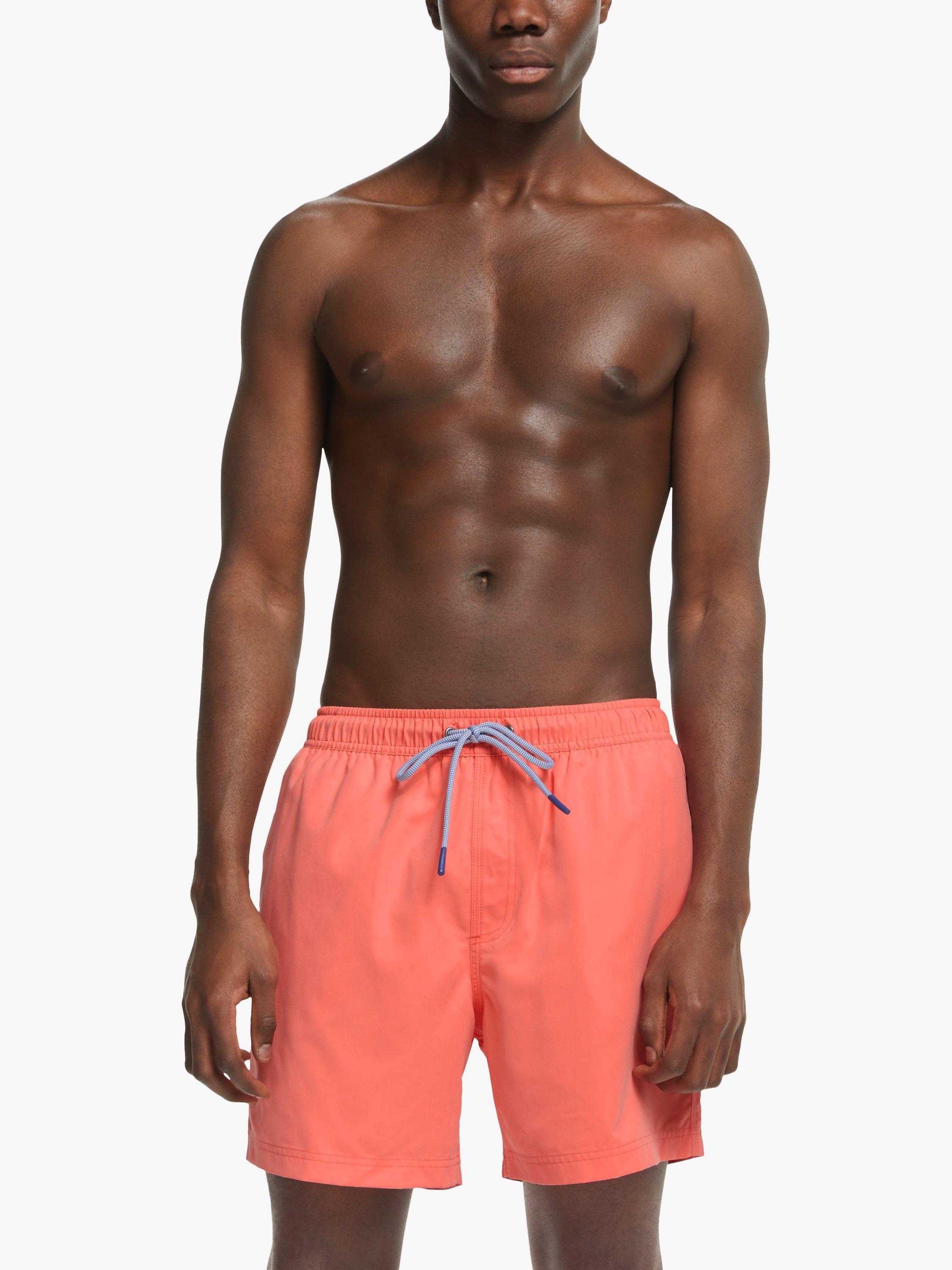 John Lewis & Partners Recycled Swim Shorts, Coral