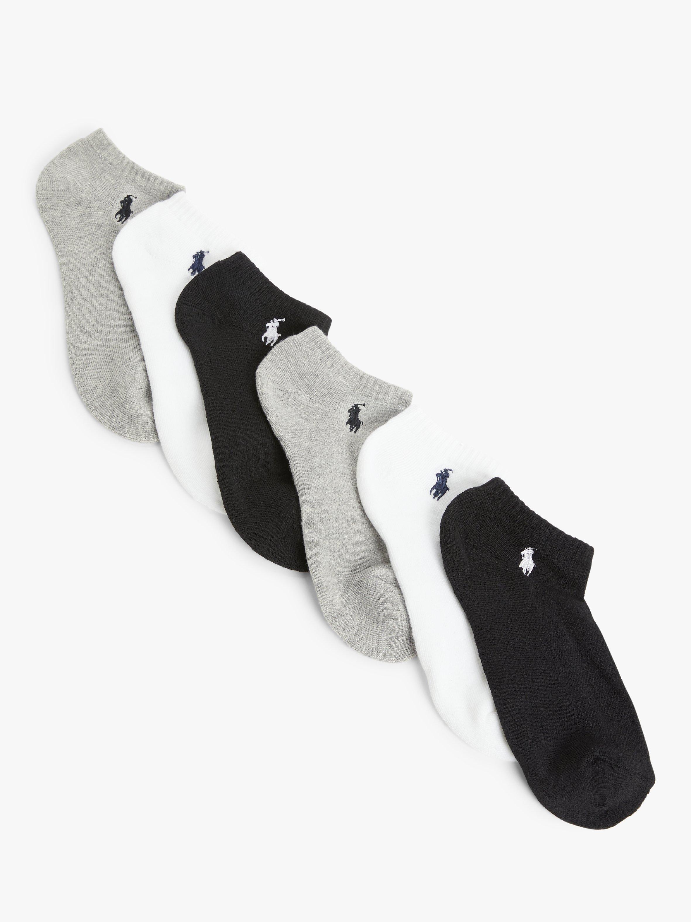 Polo Ralph Lauren Trainer Socks Pack of 6 Multi