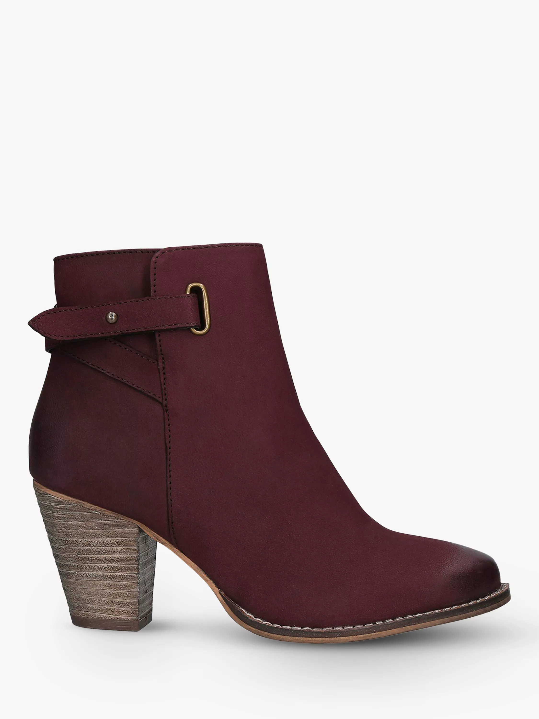 Carvela Wide Fit Smart Leather Ankle Boots