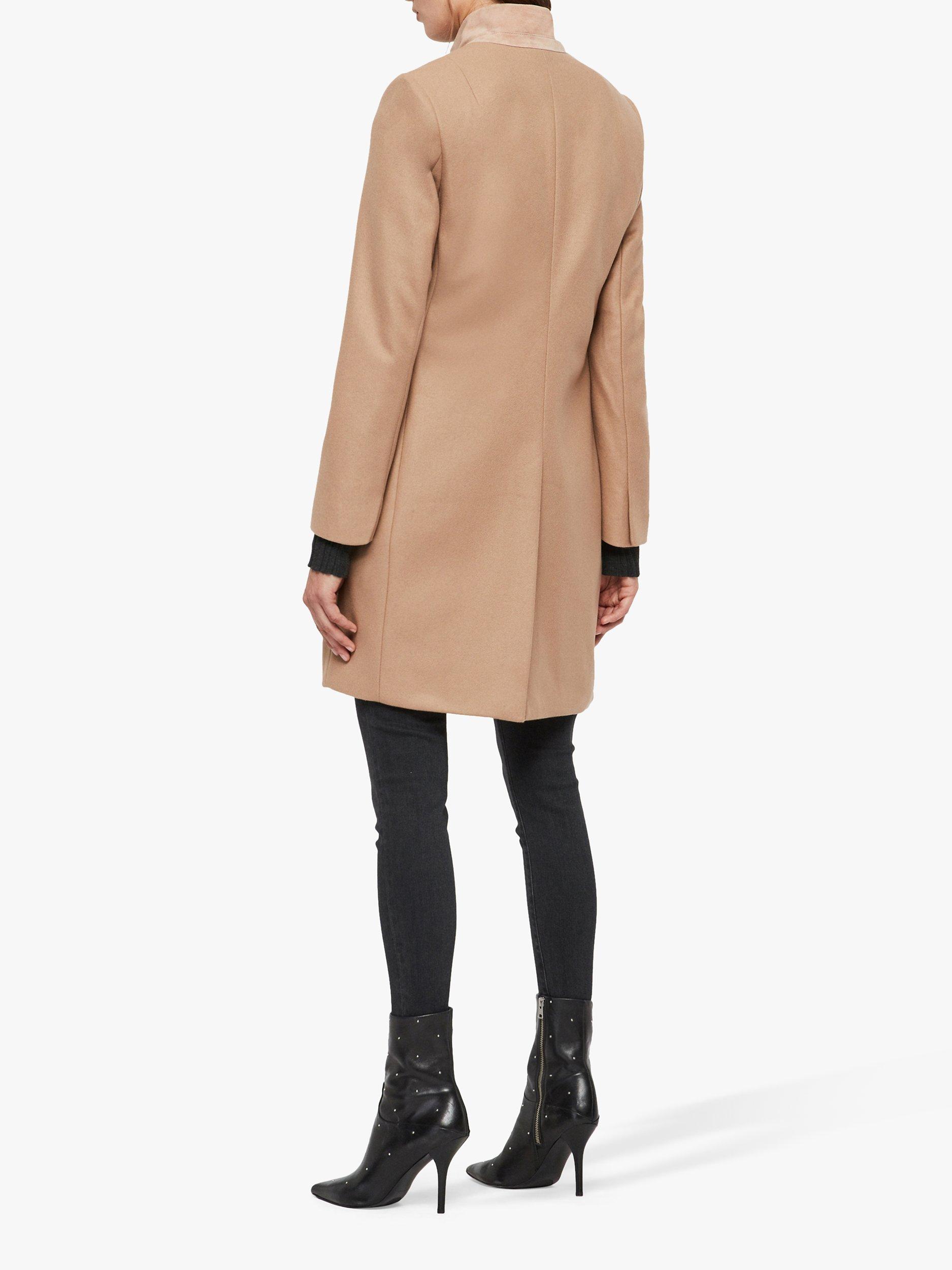 All saints leni velvet coat hotsell