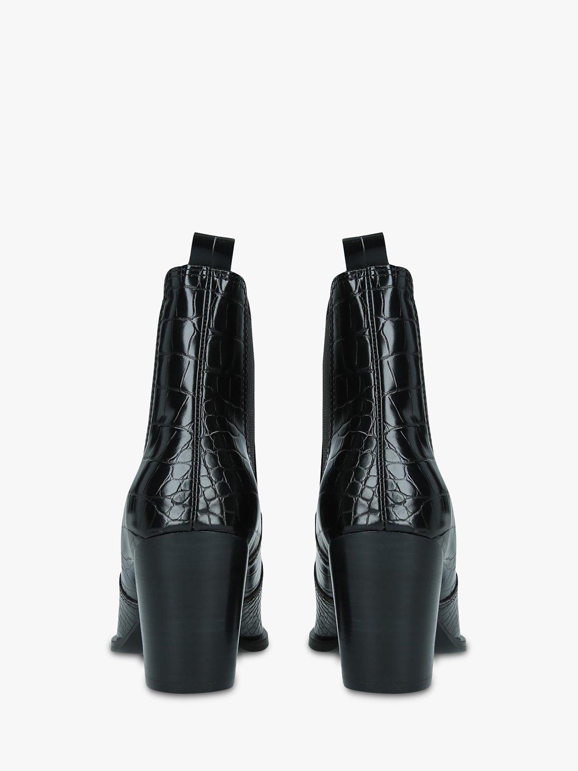 Product image 3 of 4, which shows Steve Madden Patricia Ankle Boots, Black, Black, 4