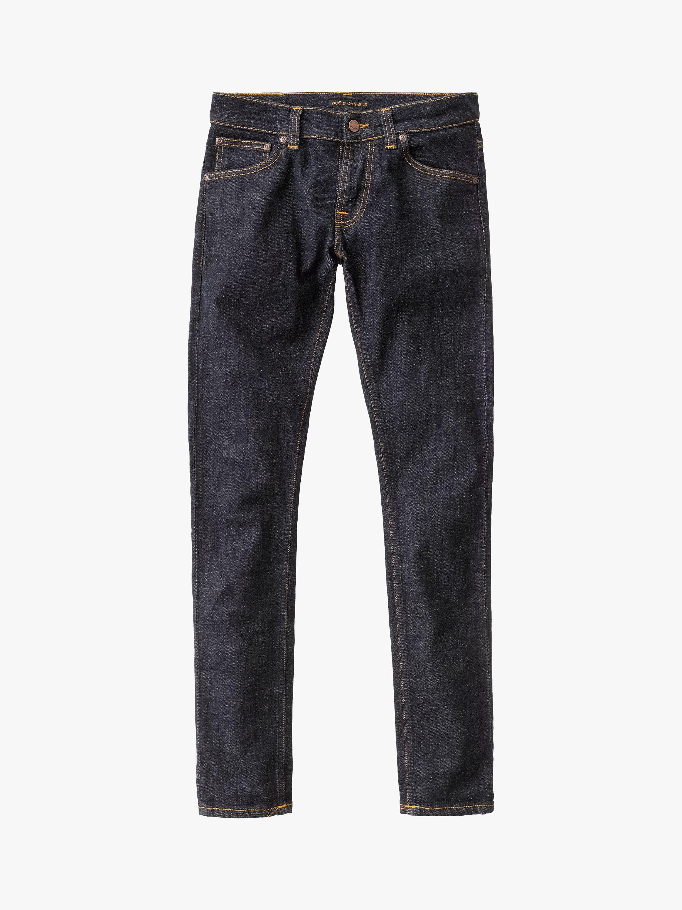 Product image 4 of 5, which shows Nudie Jeans Slim Tight Terry Jeans, Rinse Twill, 30S