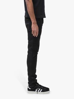 Nudie Jeans Slim Tight Terry Jeans, Everblack - view 2, Everblack