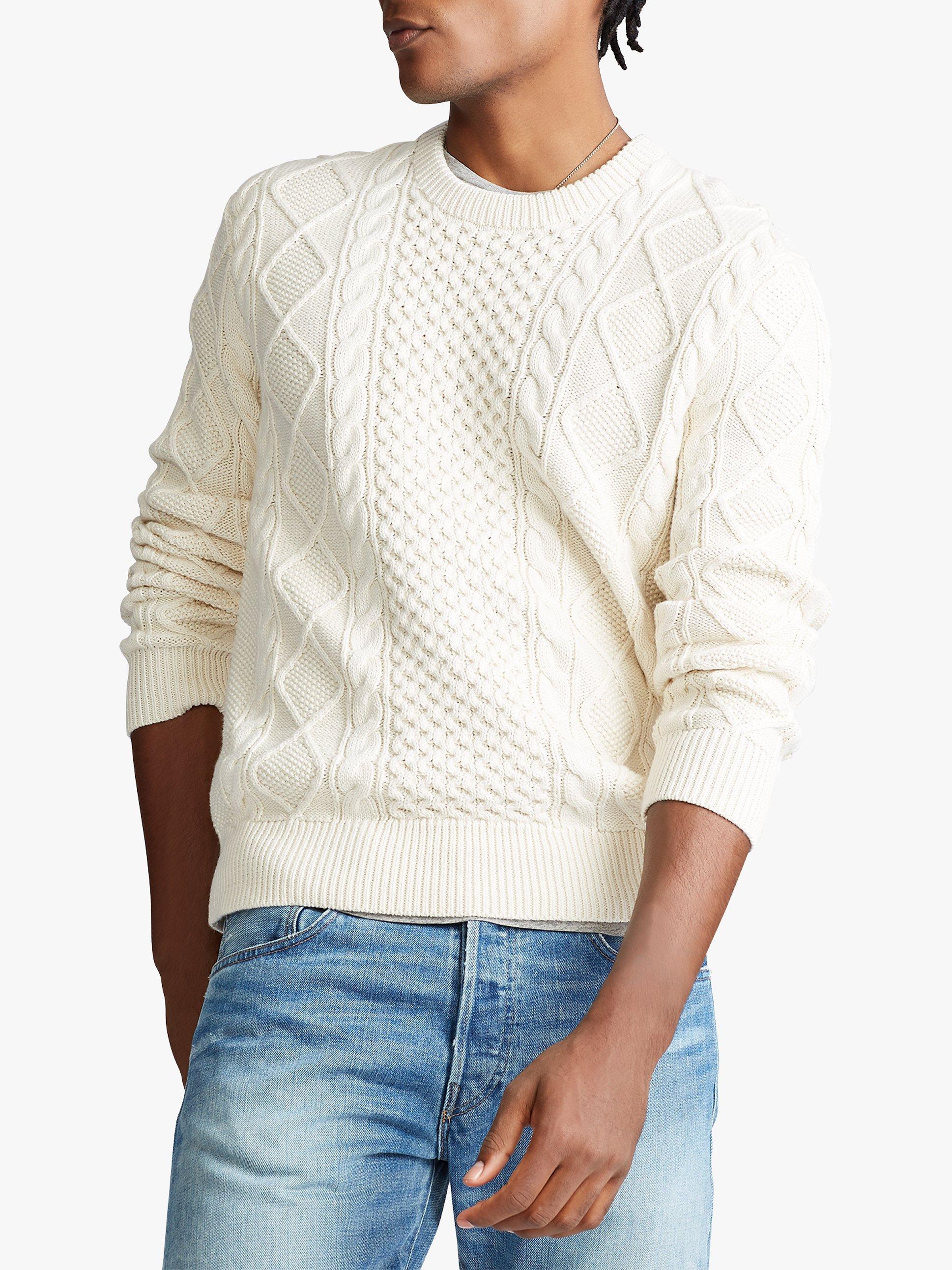 Ralph lauren fisherman sweater hotsell