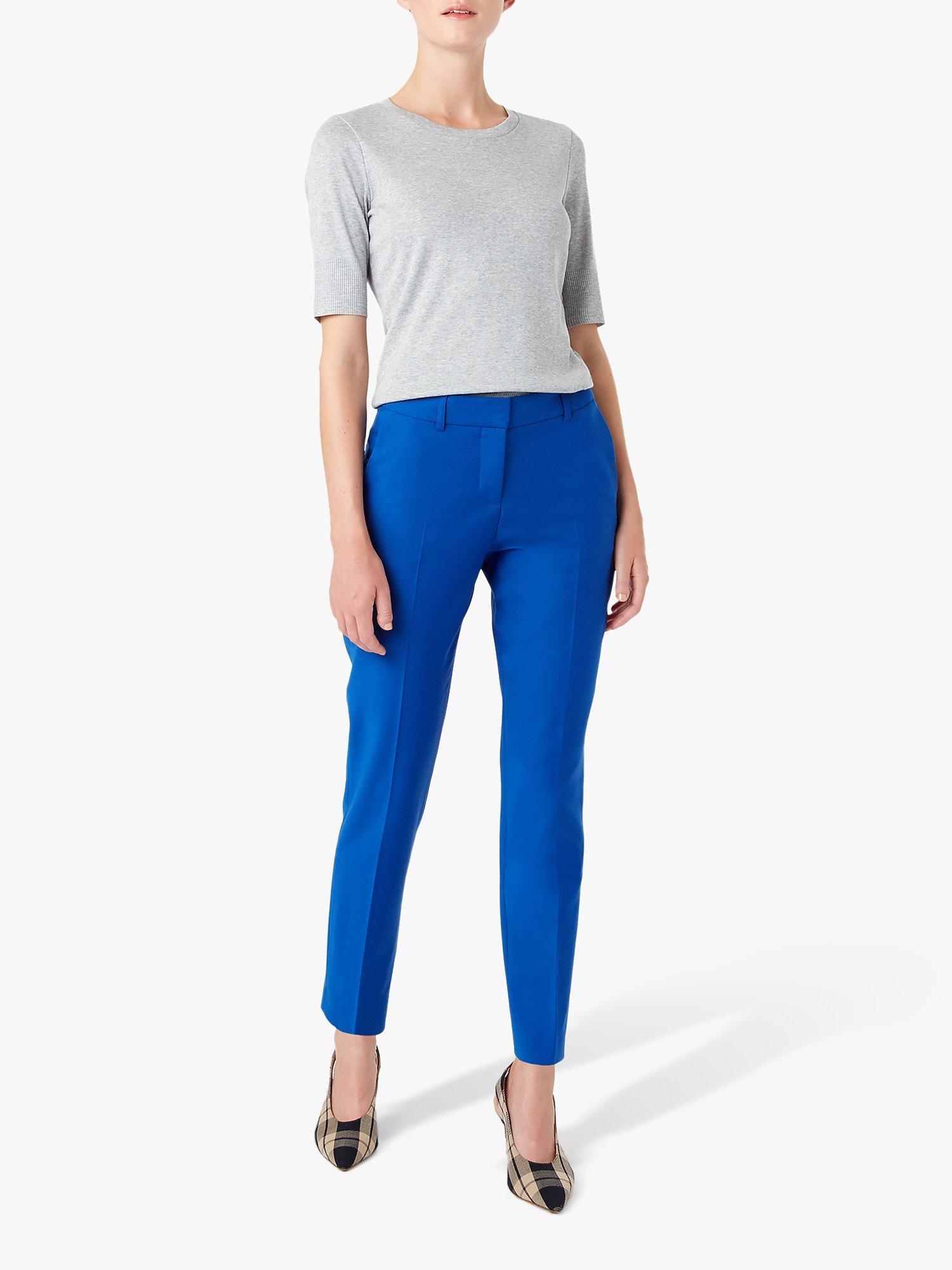 Hobbs Elena Trousers, Cobalt Blue