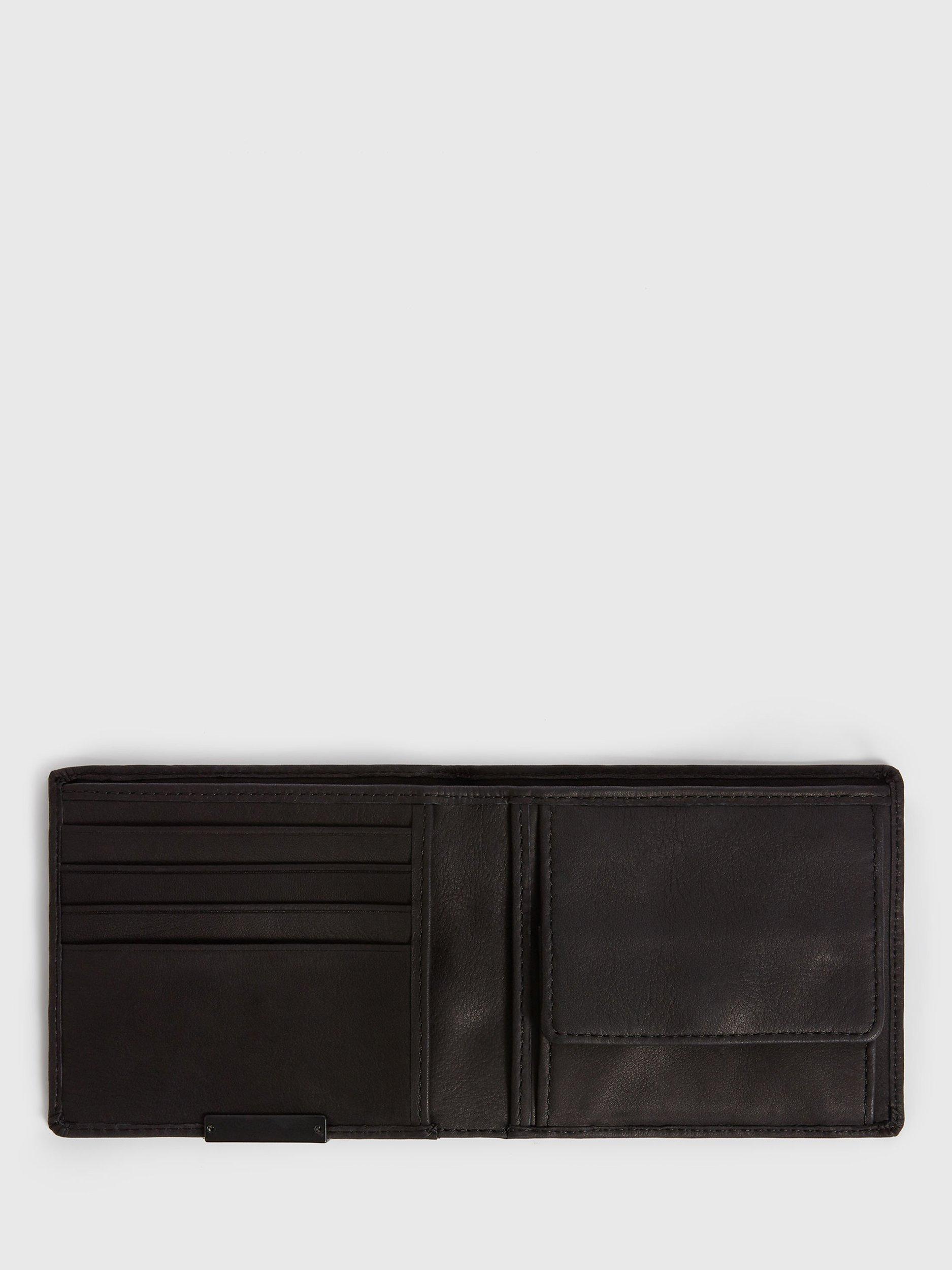 Product image 5 of 6, which shows AllSaints Leather Blyth Wallet, Black