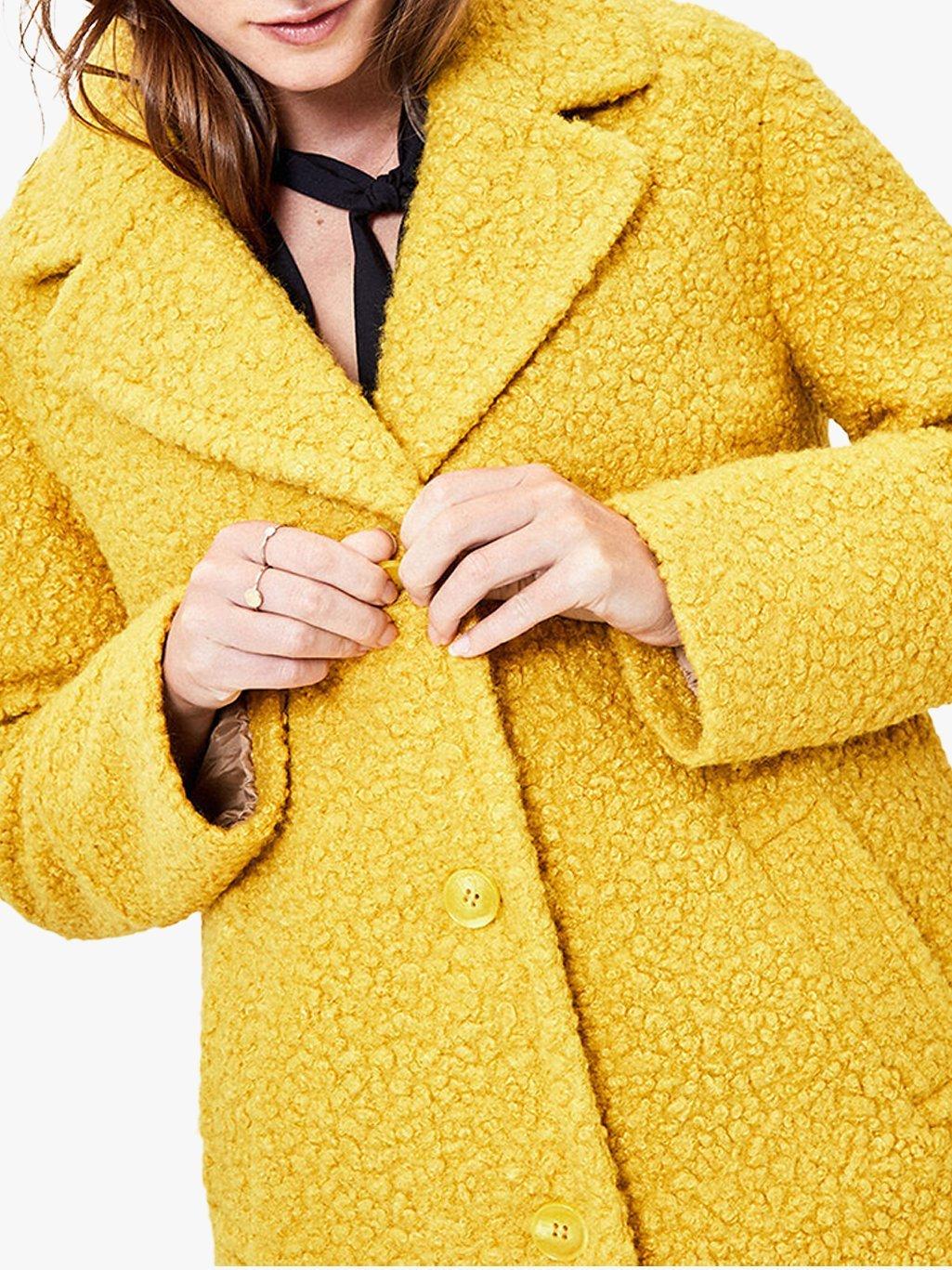 Oasis boucle coat best sale