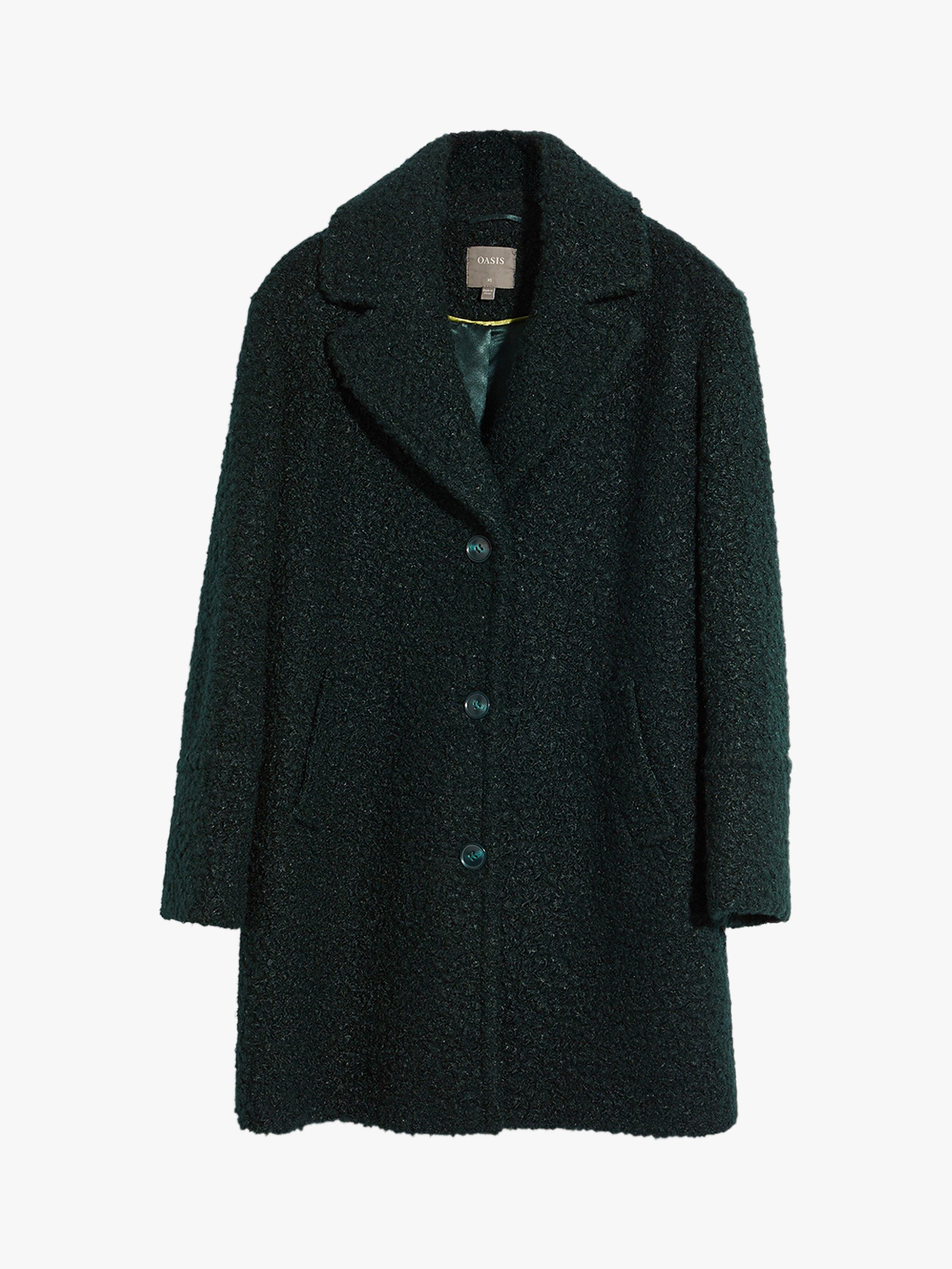 Oasis boucle teddy coat hotsell