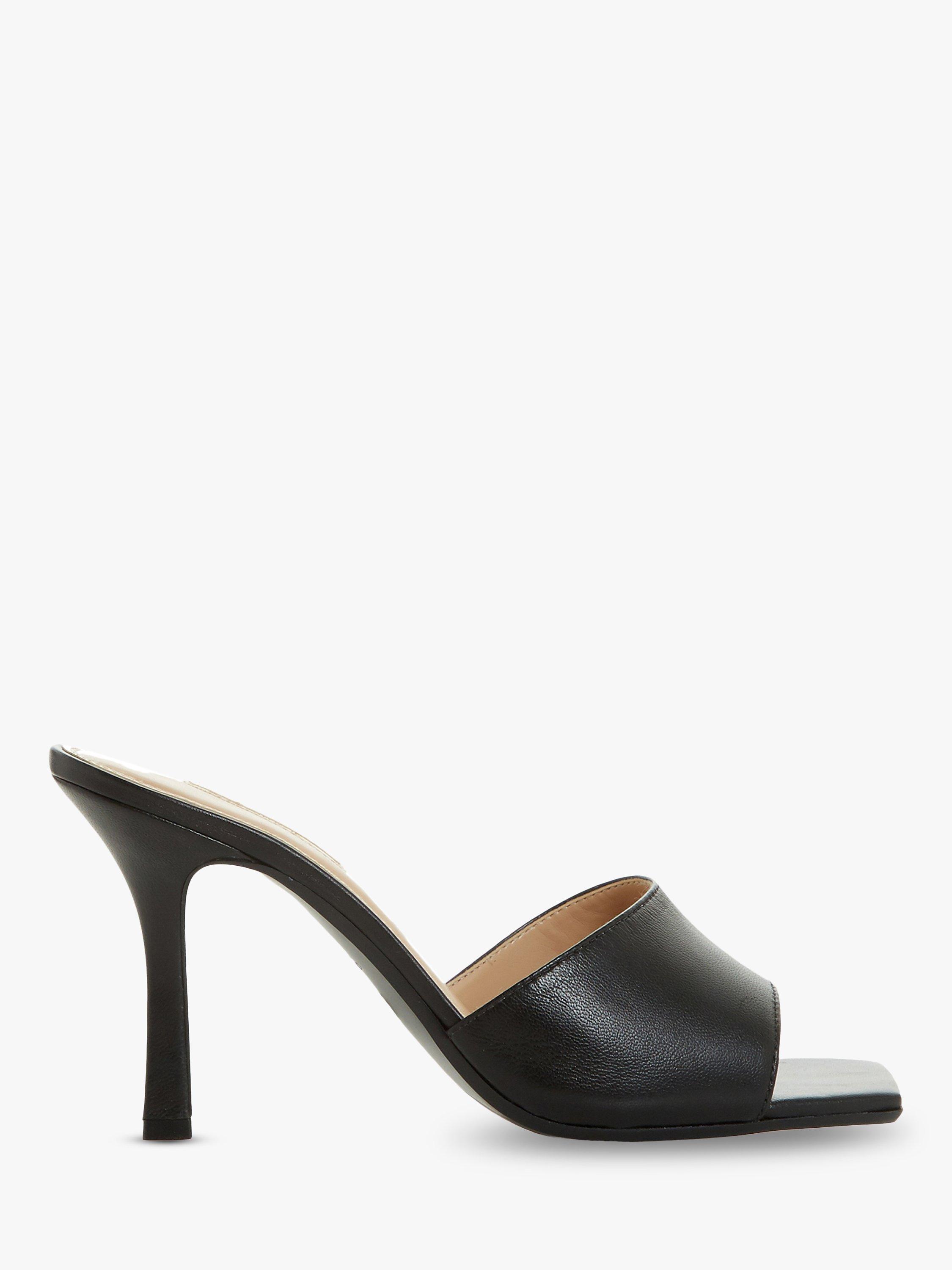 Dune Mantra Stiletto Heel Leather Mules