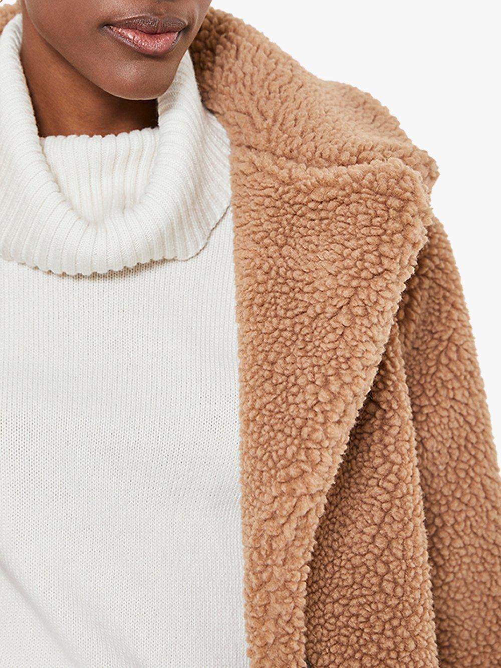Mint velvet teddy coat sale