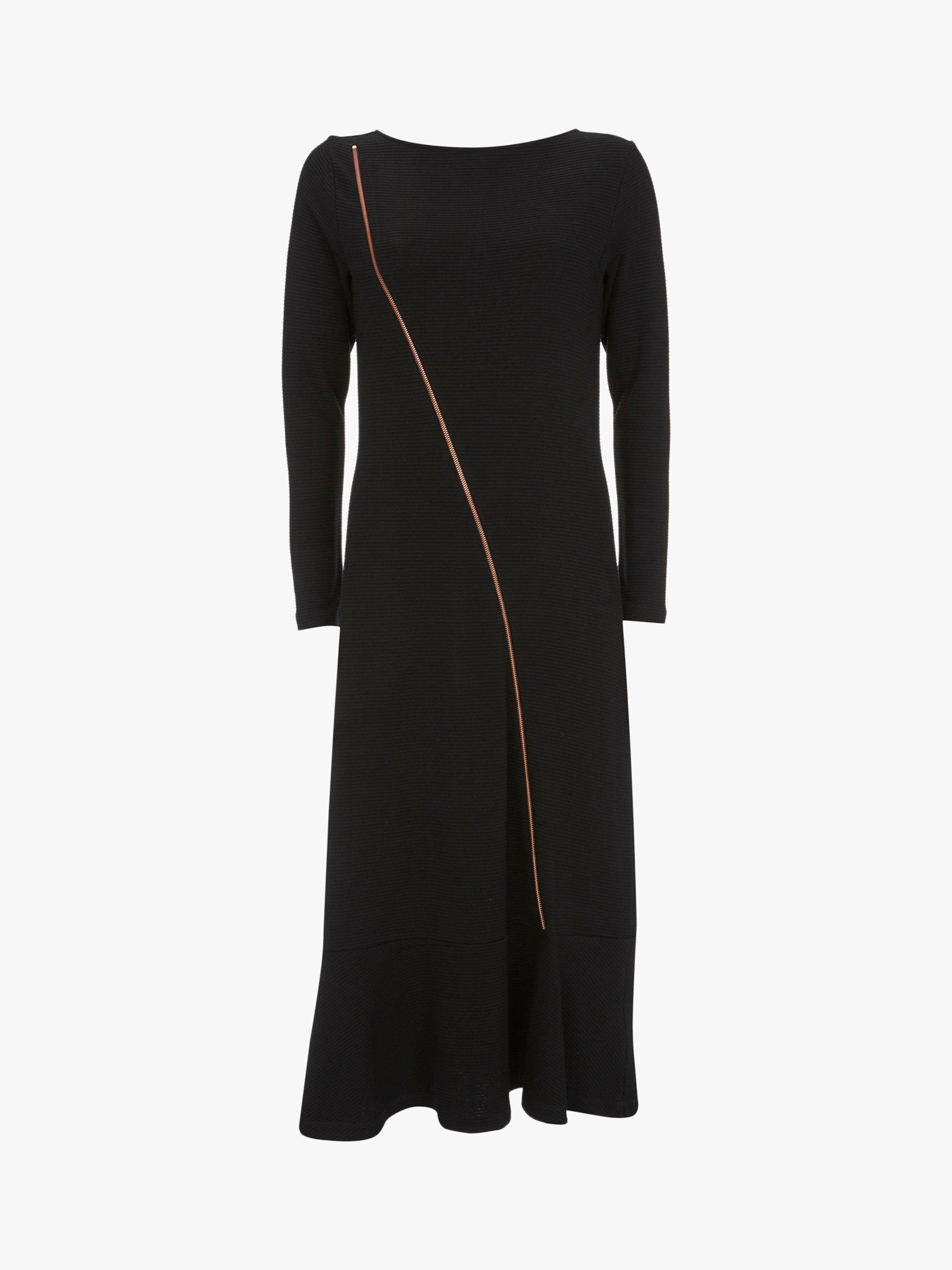boden smocked jersey shirt dress Boden Women's Alba Smocked Jersey Midi Dress in Black