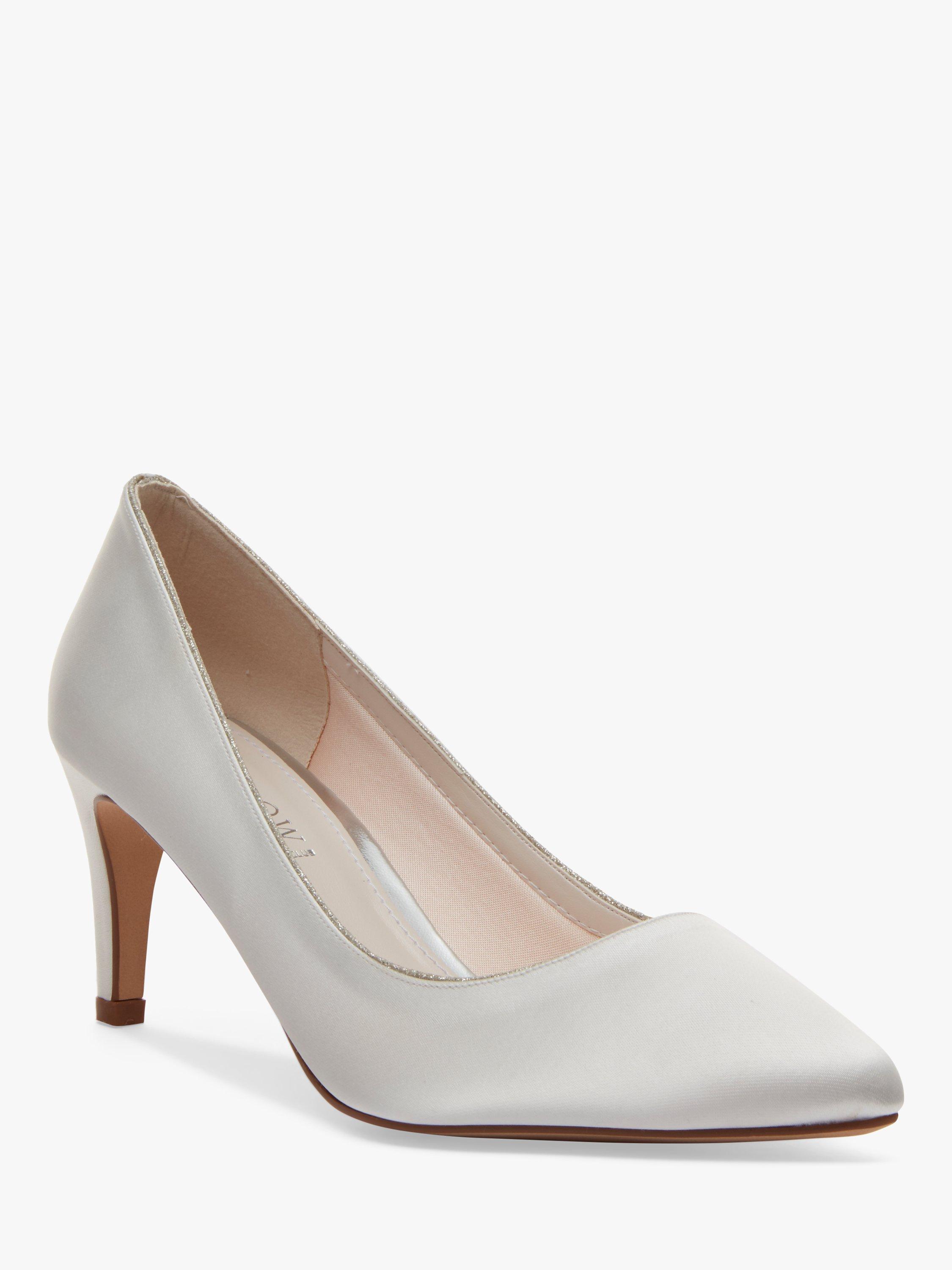 Rainbow Club Stella Pointed Court Shoes, Ivory, 3