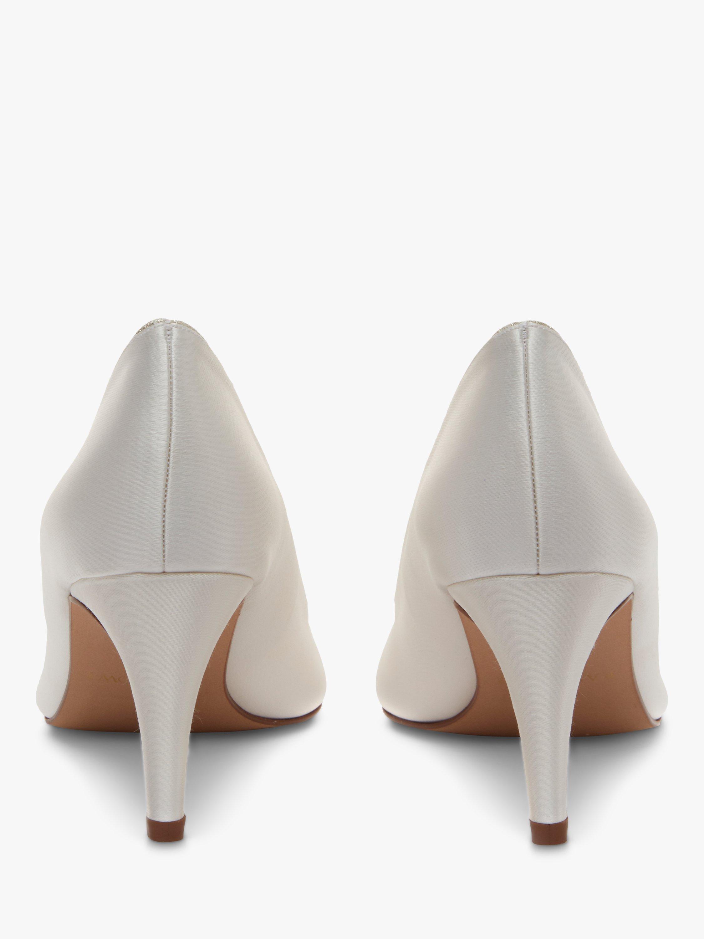 Rainbow Club Stella Pointed Court Shoes, Ivory, 3