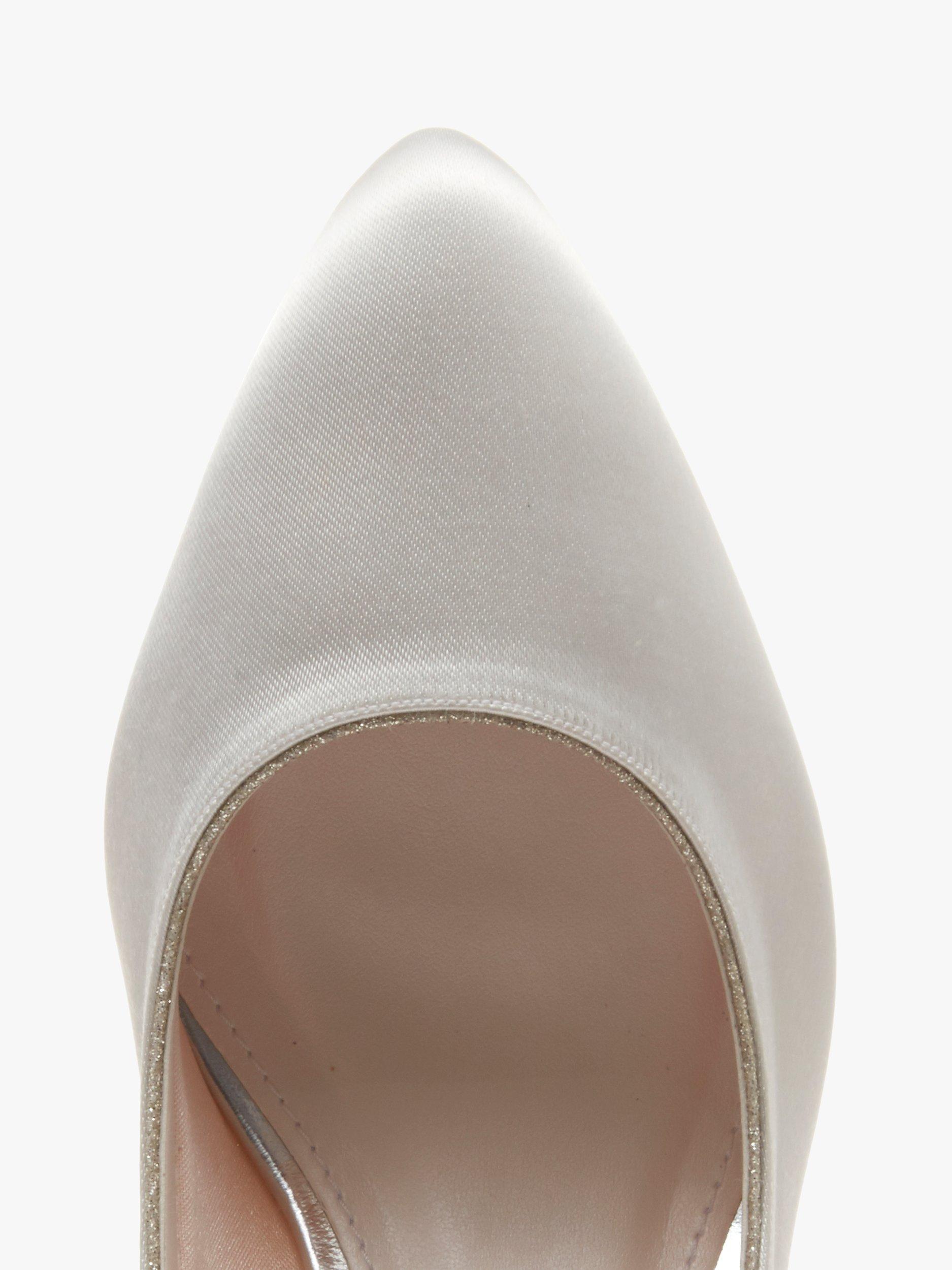 Rainbow Club Stella Pointed Court Shoes, Ivory, 3