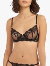 Bluebella Marseille Lace Bra, Black