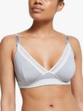 John Lewis Lace Trim Modal Nursing Bra, Pack of 2