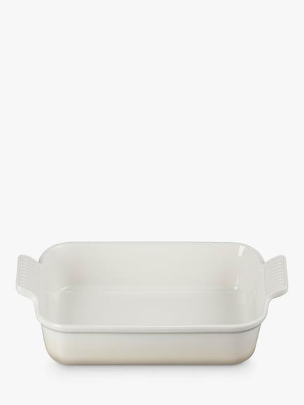 Le Creuset Stoneware Classic Rectangular Oven Dish, Meringue