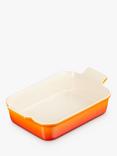 Le Creuset Stoneware Classic Rectangular Oven Dish, Volcanic