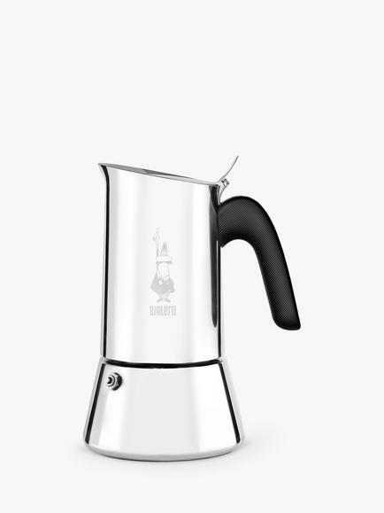 Bialetti Venus Induction Stove-top Coffee Maker, Silver, Silver