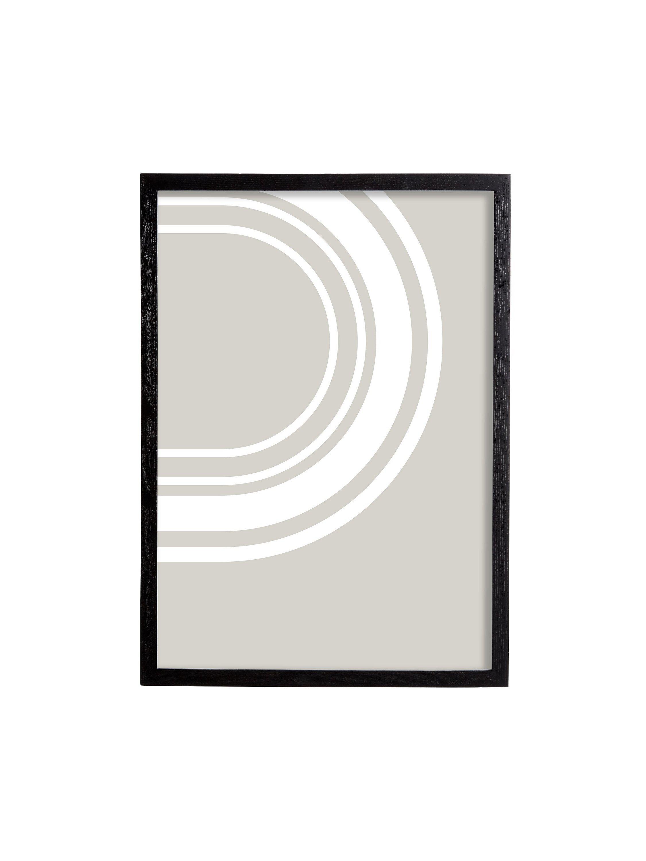 John Lewis Grove Ash Wood Poster Frame, Black, A2 (42 x 60cm)