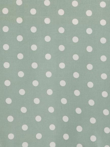 John Lewis Wipe Clean PVC Spot Print Tablecloth, Dusty Green - view 2, Dusty Green