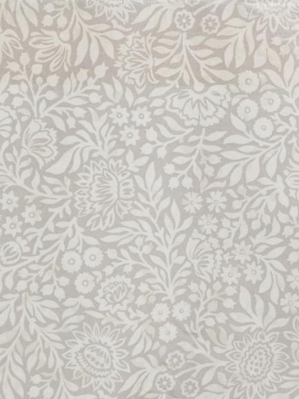 John Lewis Wipe Clean PVC Hidcote Floral Print Tablecloth, Grey - view 2, Grey