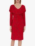 Gina Bacconi Suuri Frill Dress, Red