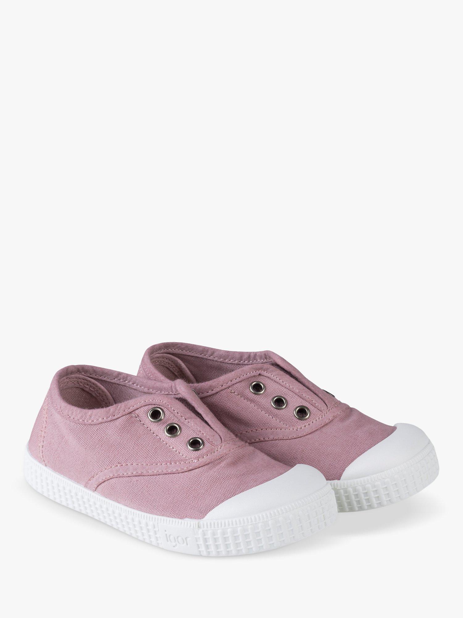 IGOR Kids' Berri Laceless Canvas Shoes, Rose