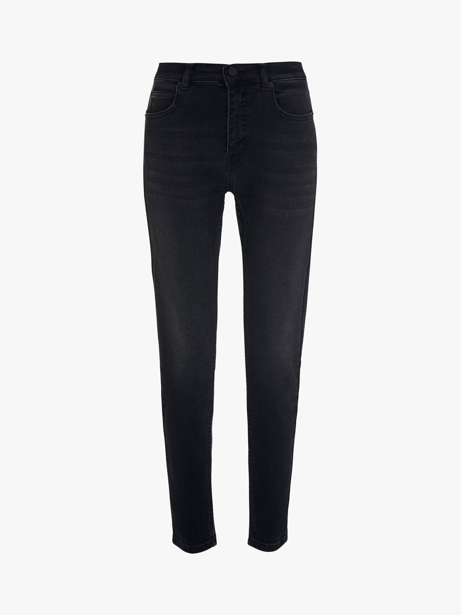 Product image 3 of 3, which shows Whistles Sculptured Skinny Jeans, Black, 26