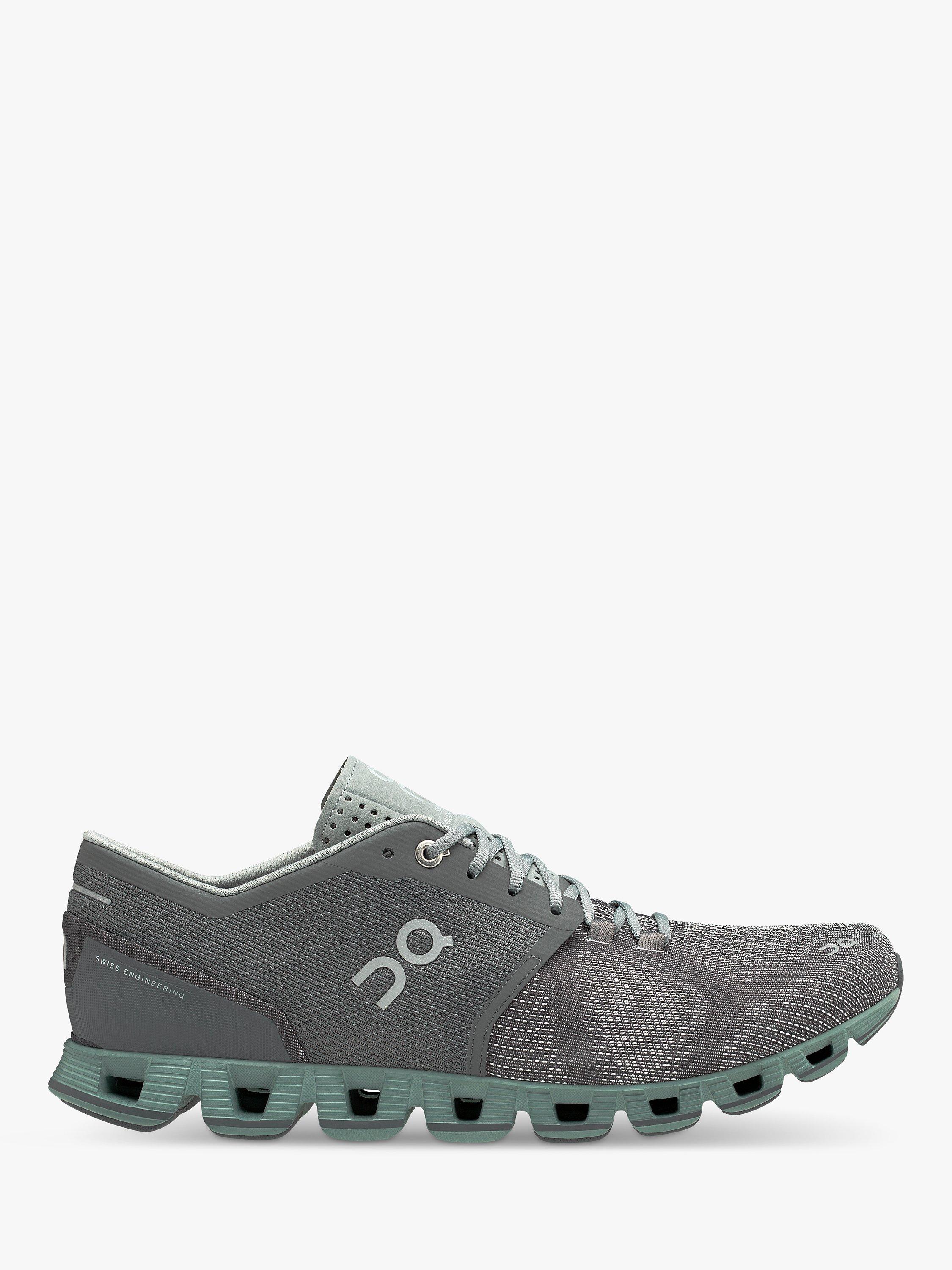 On Cloud X Men's Cross Trainers, Rock/Sea