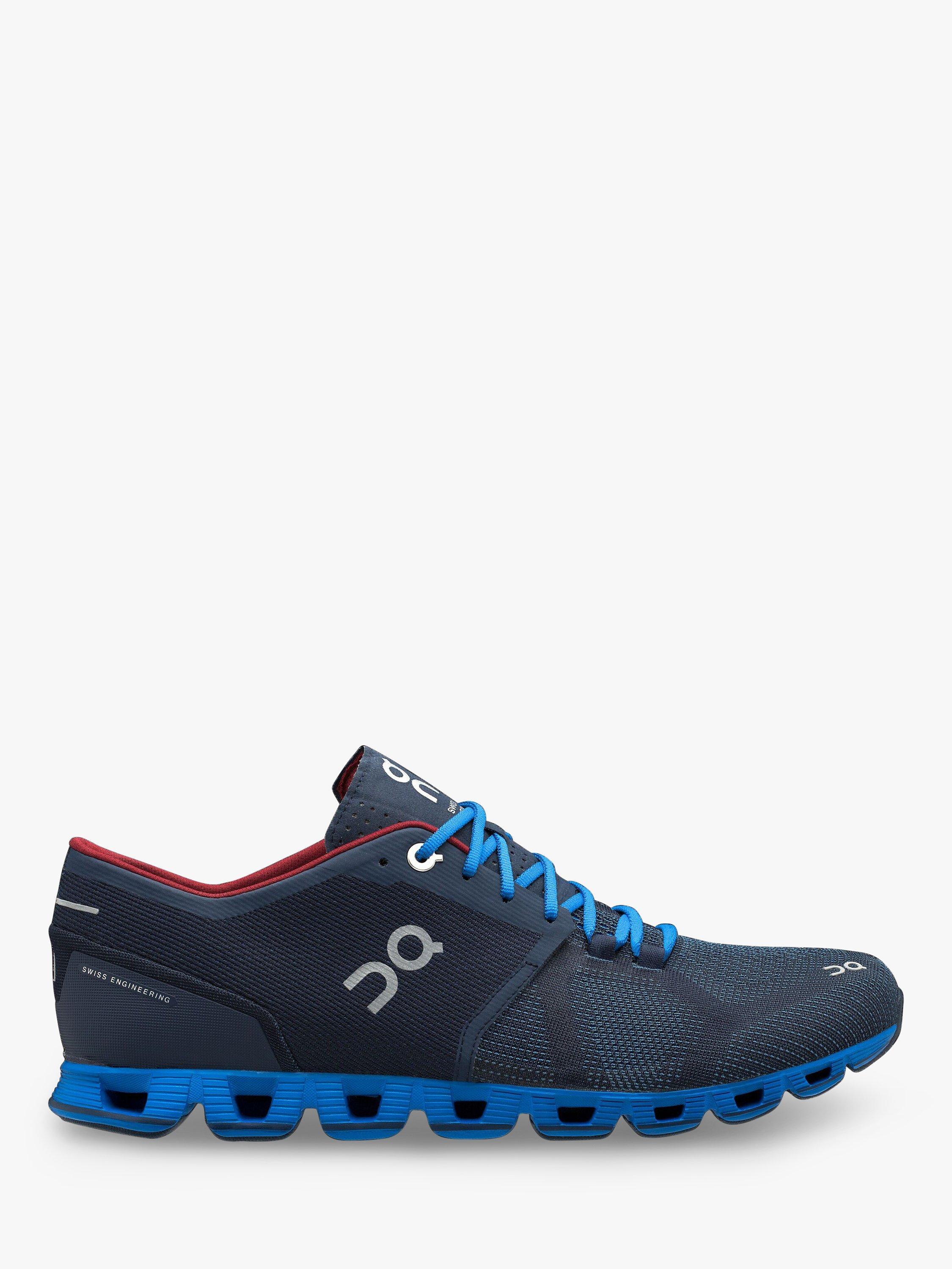 On Cloud X Men's Cross Trainers, Midnight Cobalt