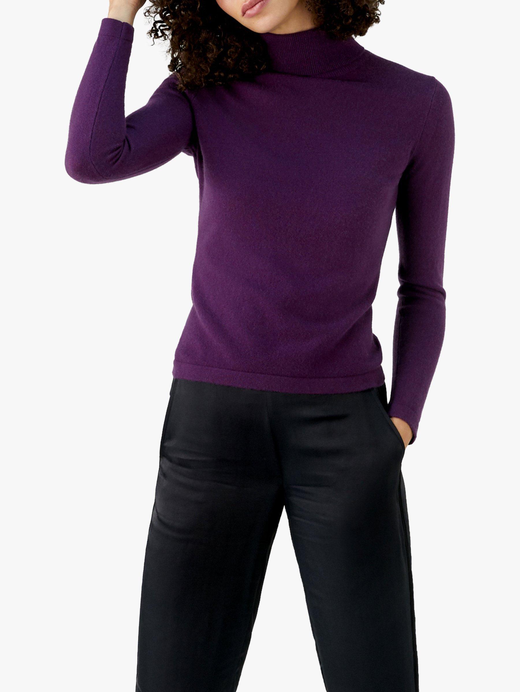 Pure Collection Roll Neck Cashmere Sweater