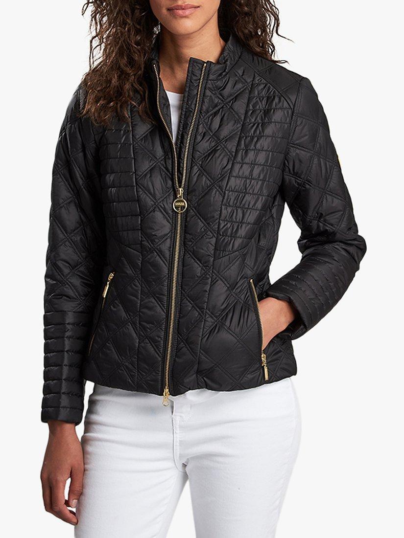 Barbour International Freethrow Quilted Jacket, Black