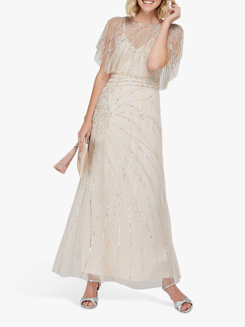 Florence embellished bridal maxi dress sales