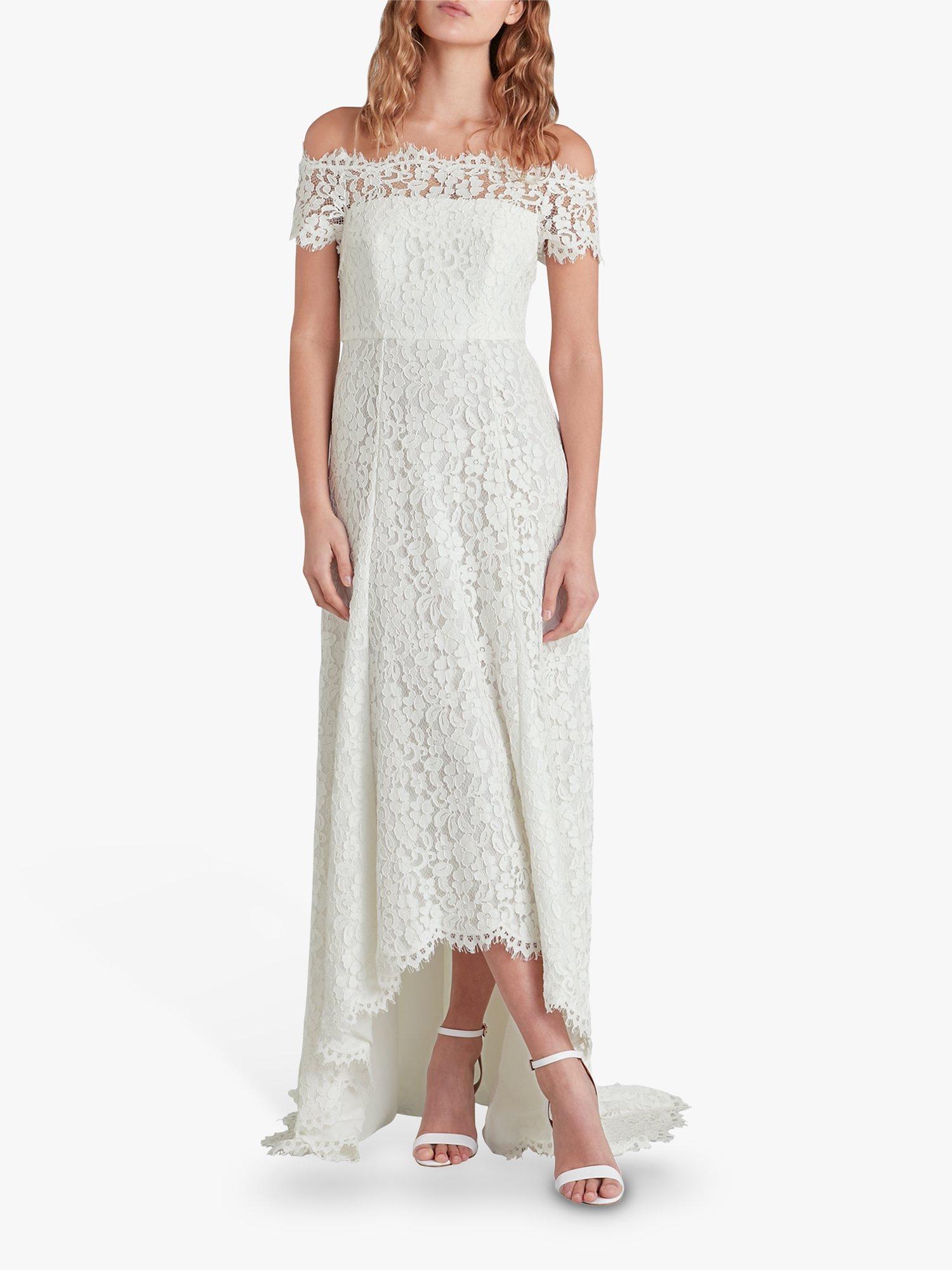 Whistles Rose Wedding Dress, Ivory/Multi