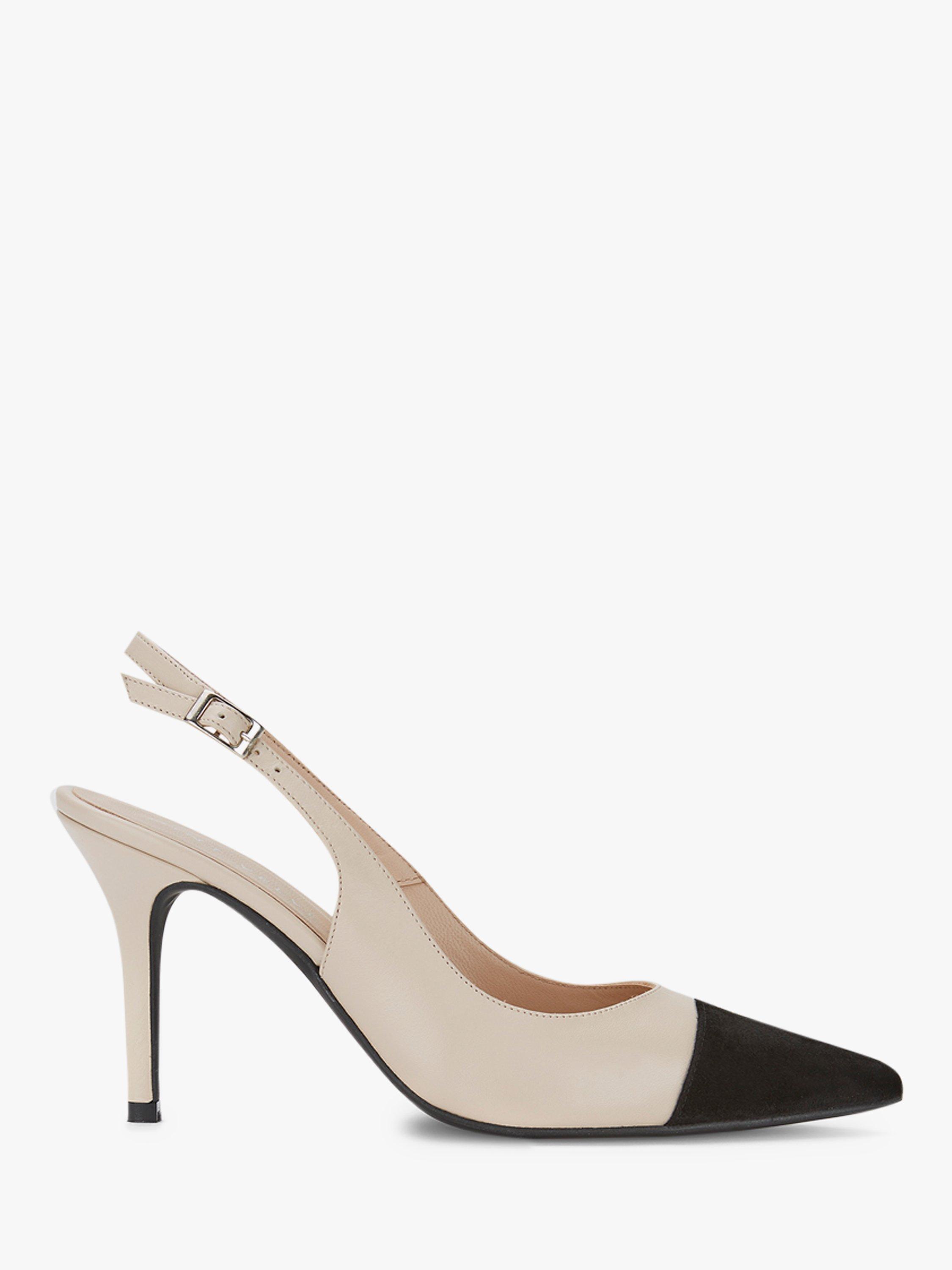 Black and cream court shoes hotsell