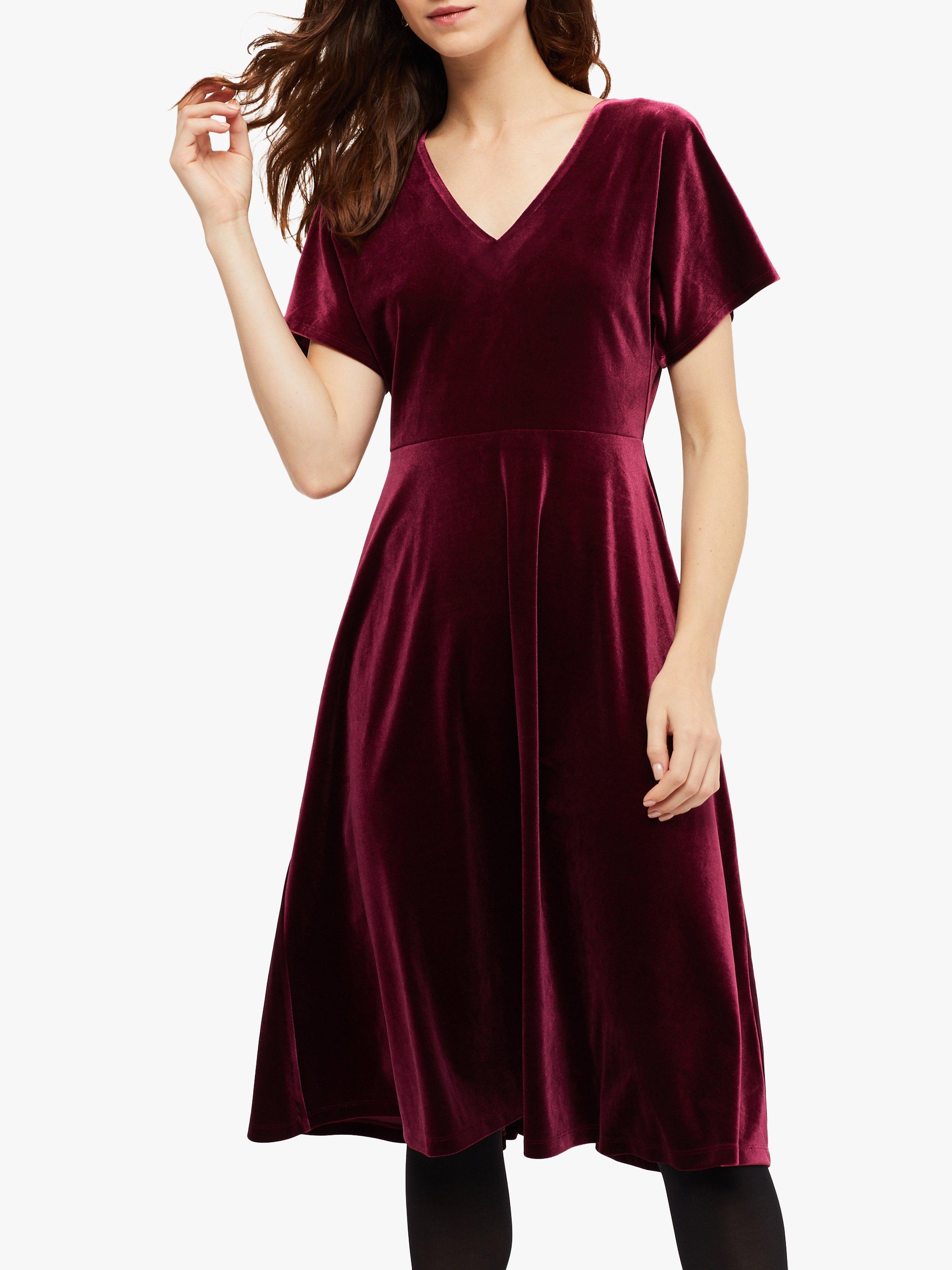 White Stuff Melody Velvet Dress