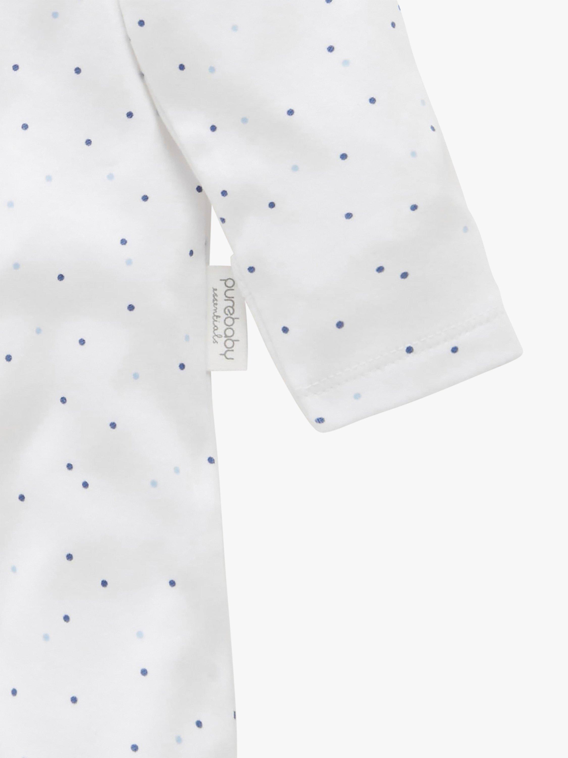 Product image 6 of 9, which shows Purebaby Grow Suit, Pack of 2, Light Blue, Early Baby