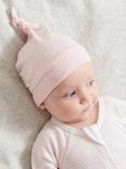 Purebaby Knot Hat, Light Pink