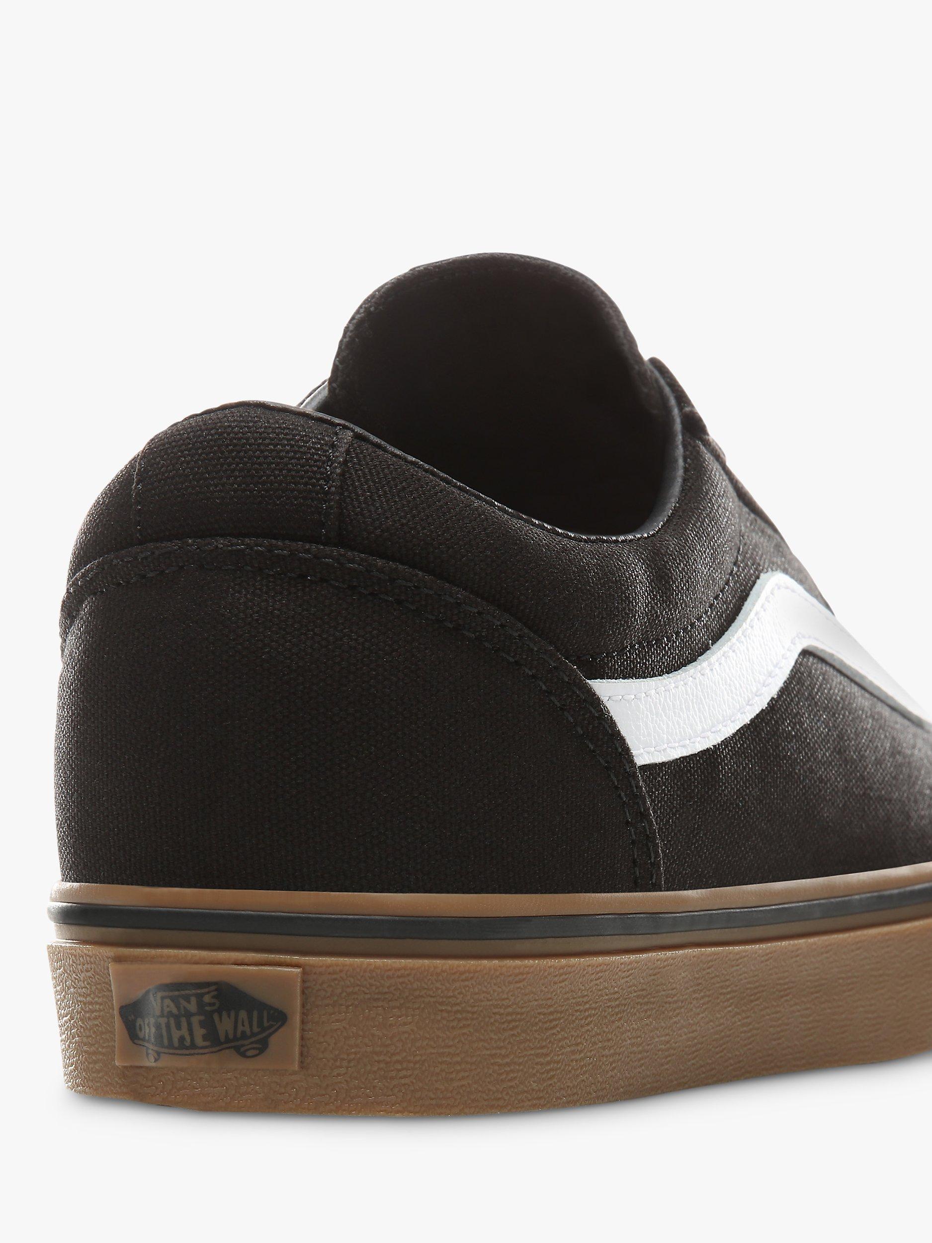 Product image 3 of 7, which shows Vans Ward Trainers, Black/Gum, 7