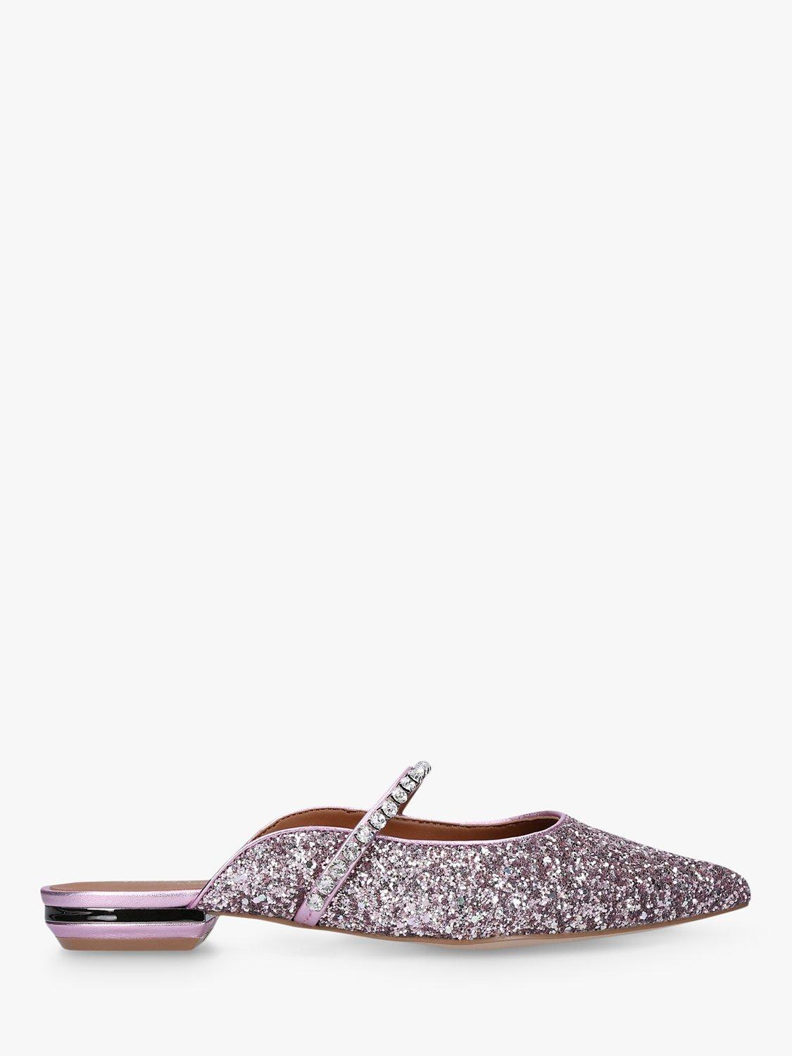 Kurt Geiger London Princely 2 Glitter Embellished Mules Pink