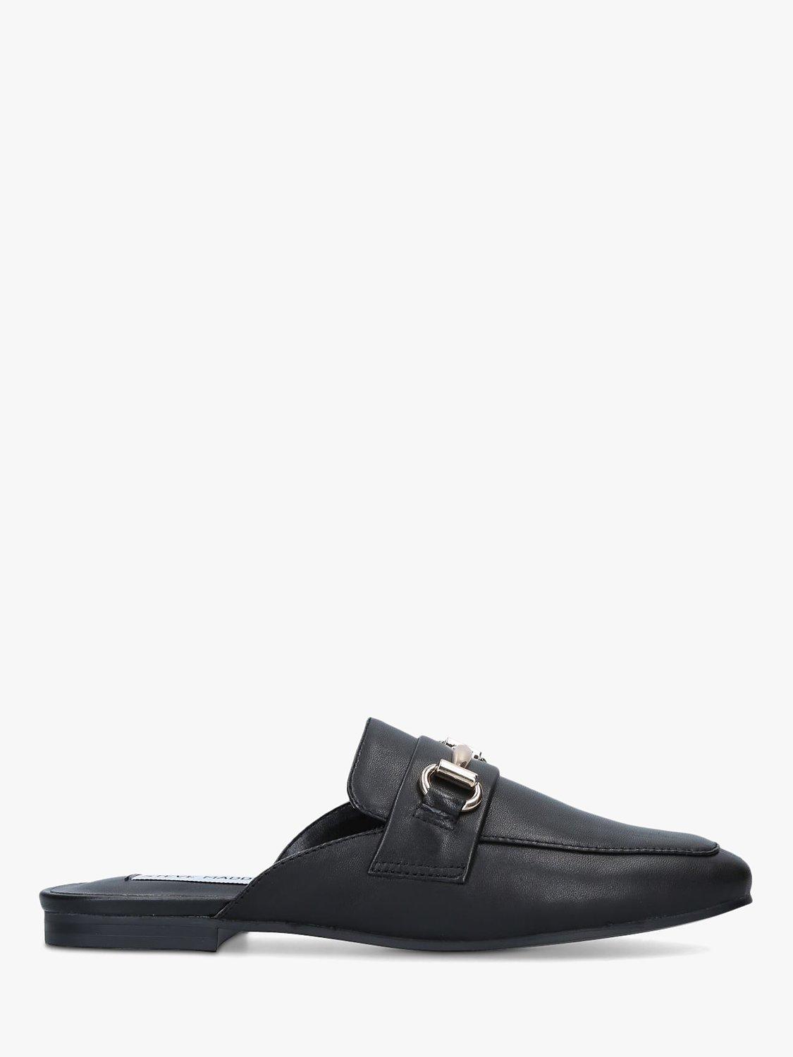 Steve Madden Kandi Leather Mule Loafers, Black