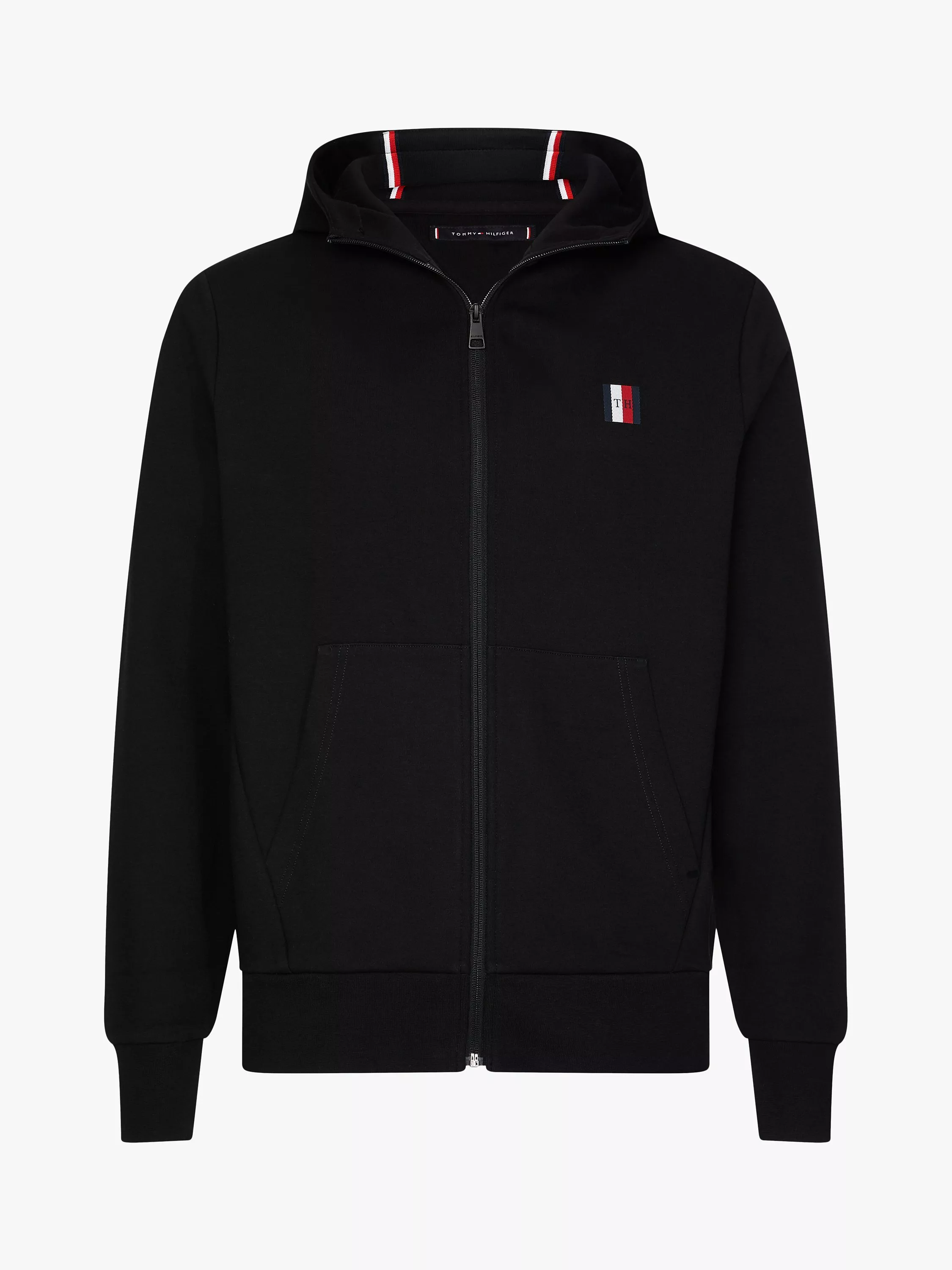 Tommy Jeans Modern Essentials Zip Through Hoodie Black