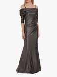 Gina Bacconi Hosanna Metallic Maxi Dress