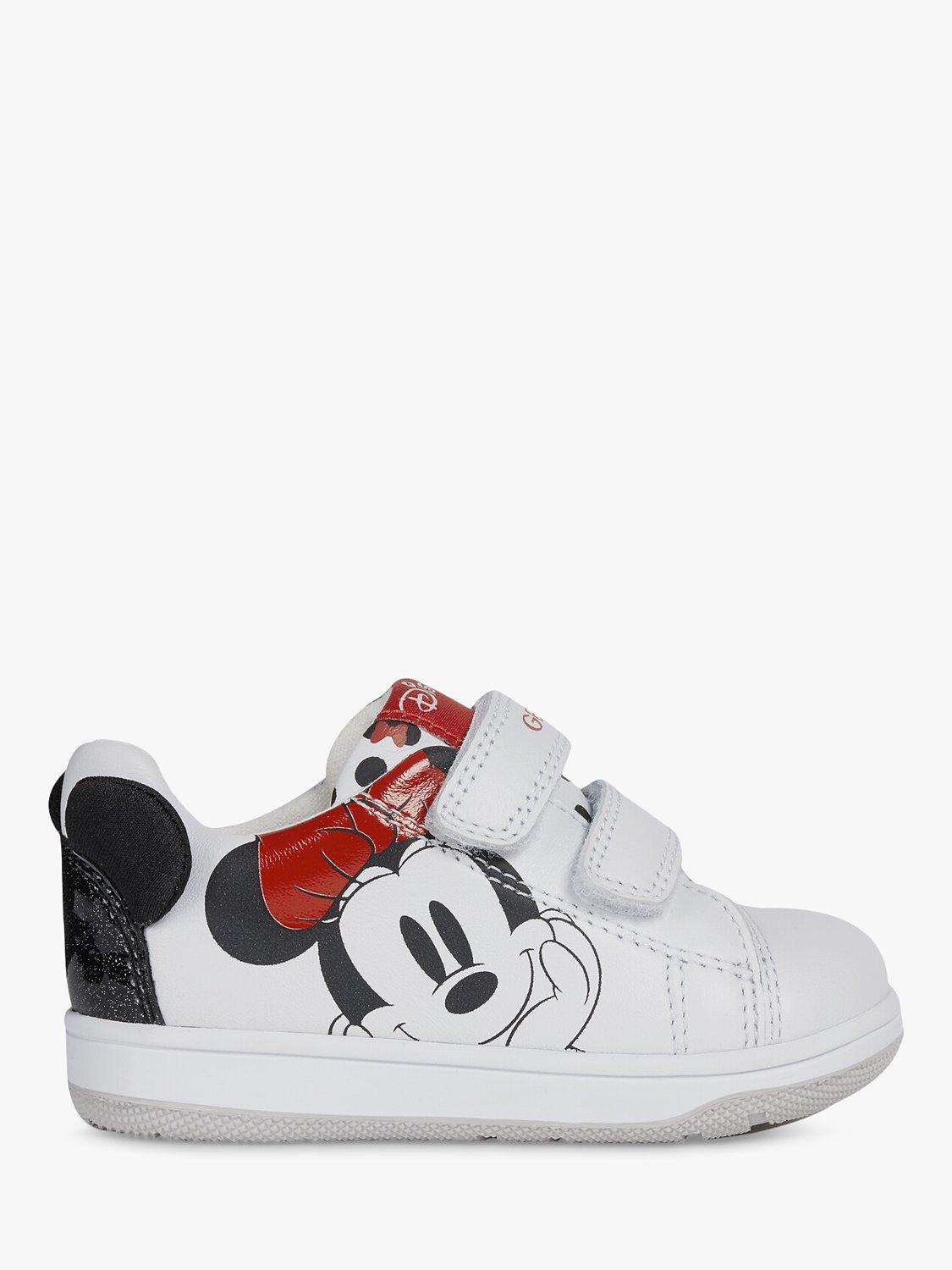 Geox Kids' New Flick Riptape Trainers, White