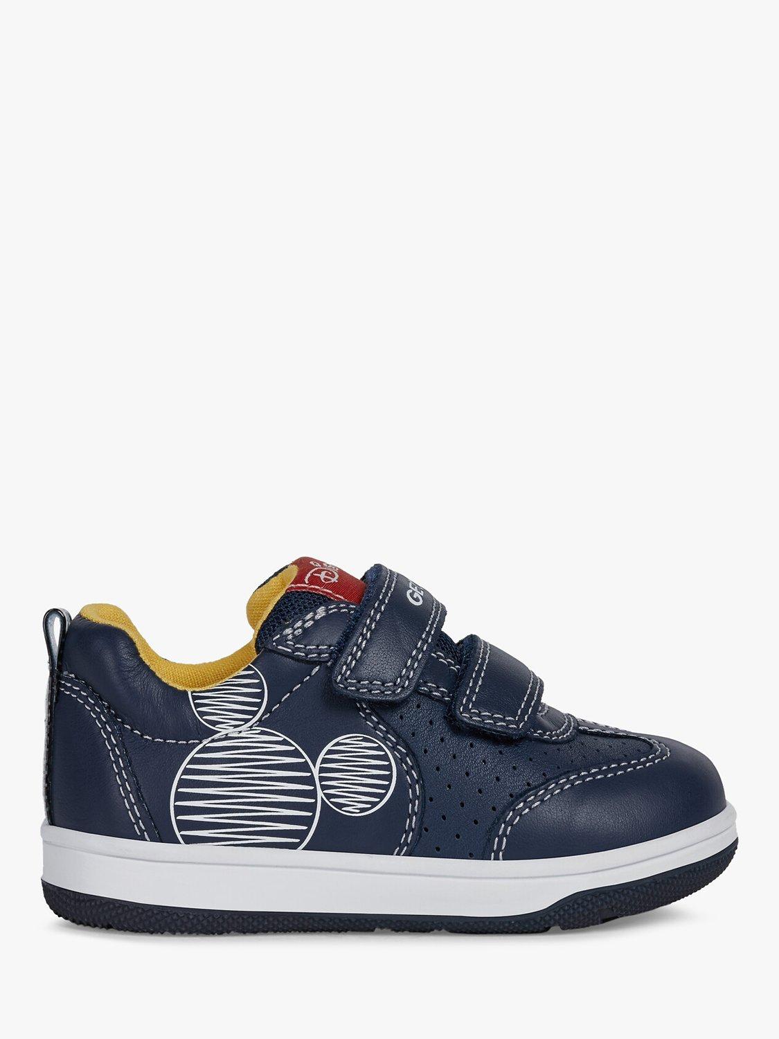 Geox Kids' New Flick Riptape Trainers, Navy