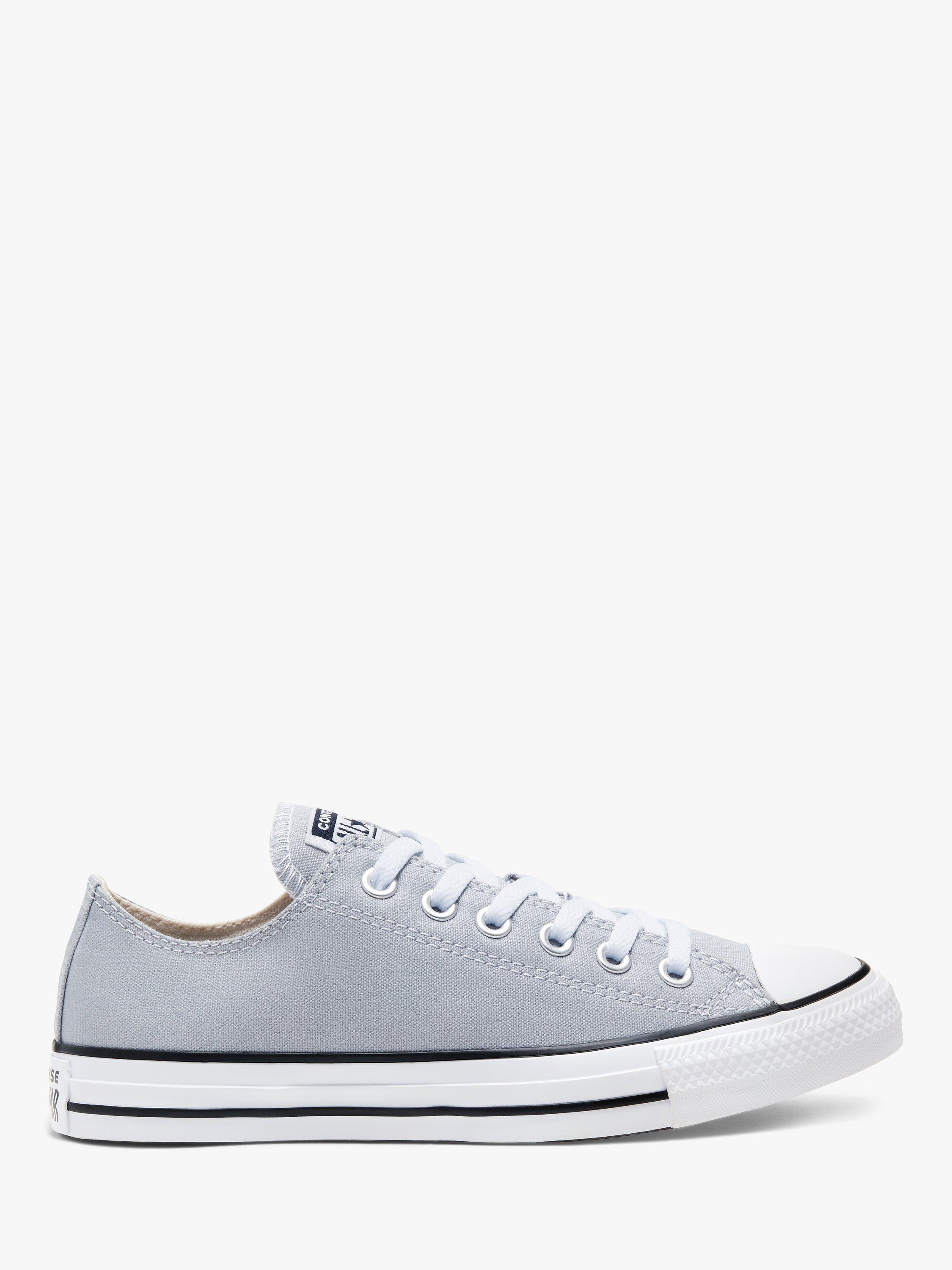 Converse Chuck Taylor All Star Canvas Ox Low Top Trainers Wolf Grey